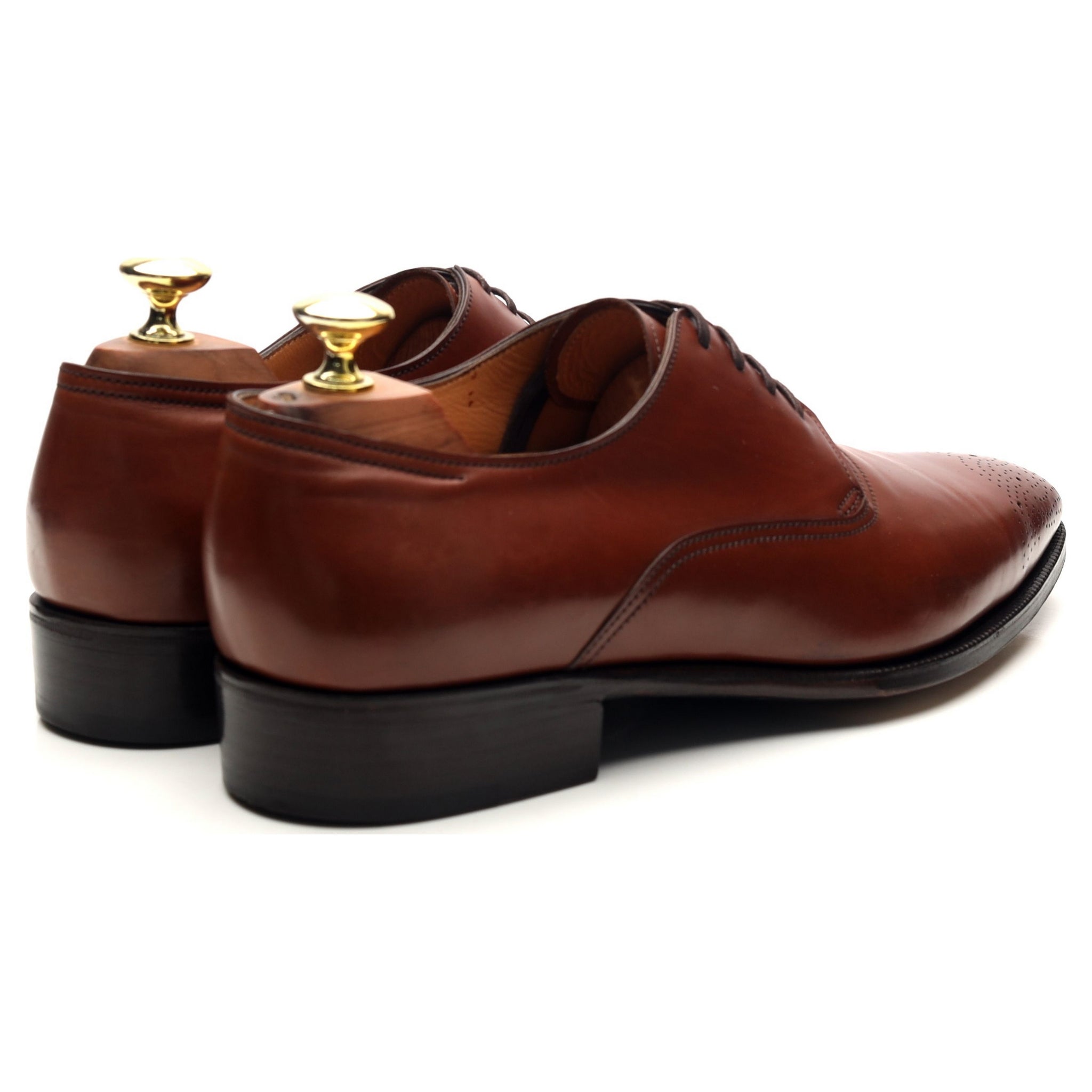 John Lobb Prestige Oakley derbies cuir marron UK 7,5