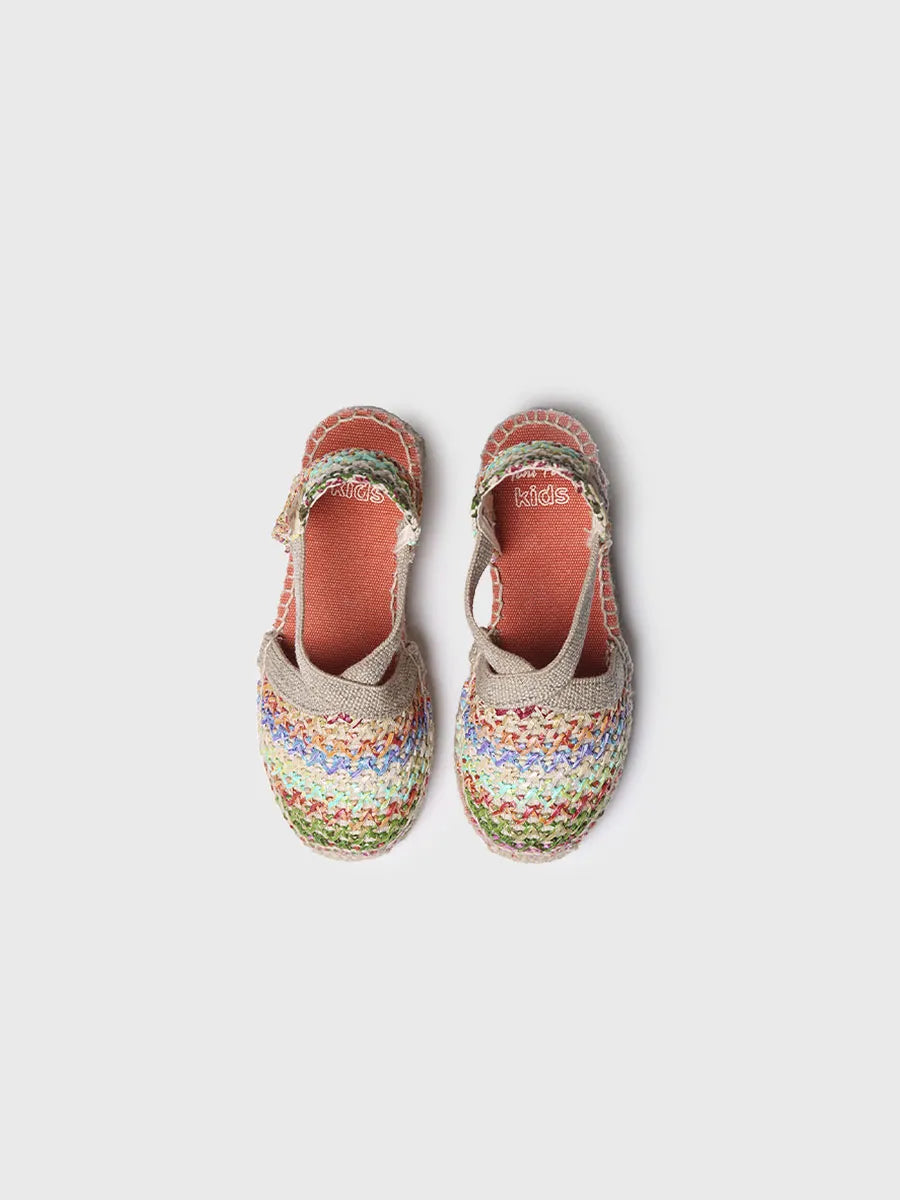 Toni Pons Edita-Nz espadrille fille raphia multicolore