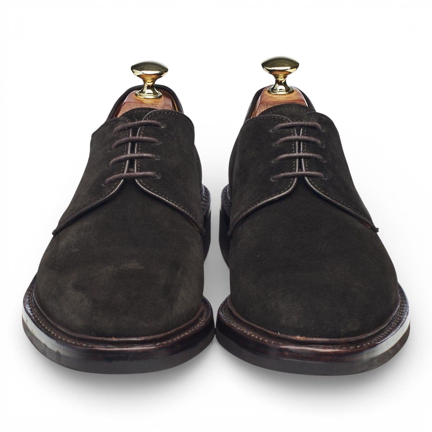 Heschung Fustet derbies homme suède marron UK 6.5