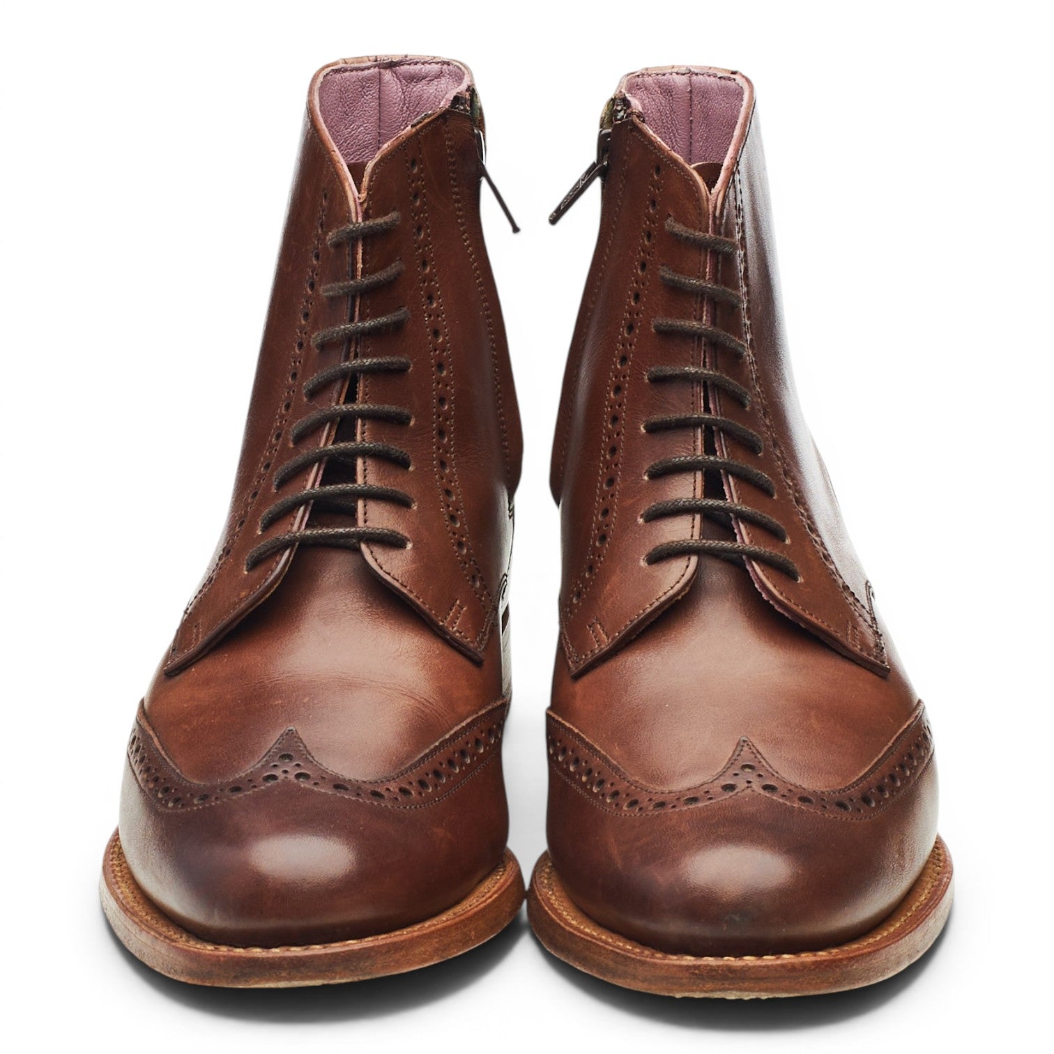 Barker Faye boots brogue femme marron pointure 4