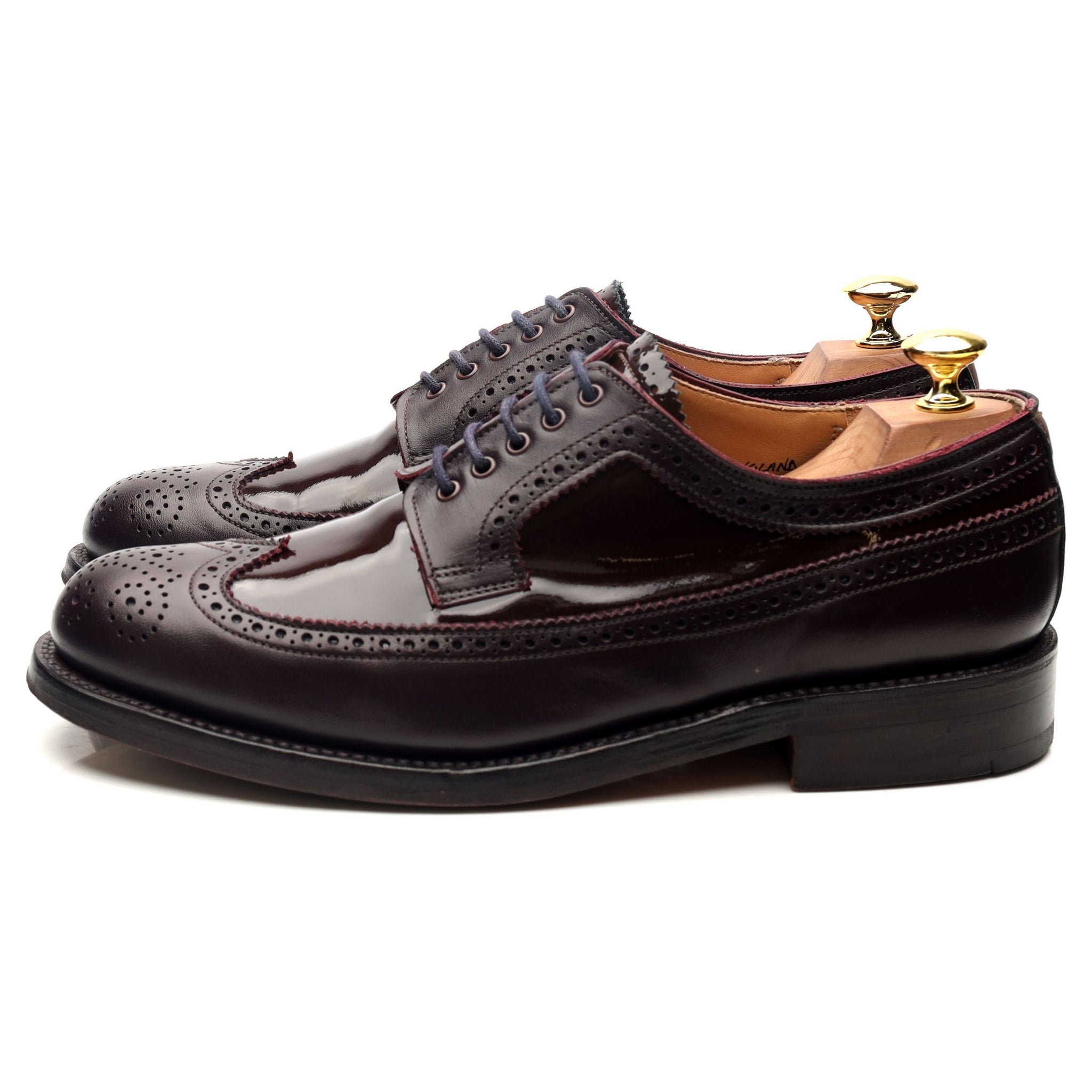 Grenson Lab derby cuir bordeaux UK 8 large