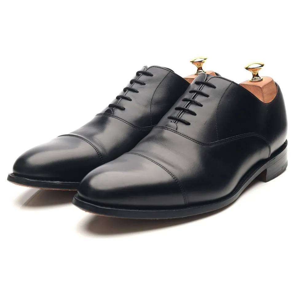 Barker Duxford richelieu cuir noir UK 10 large