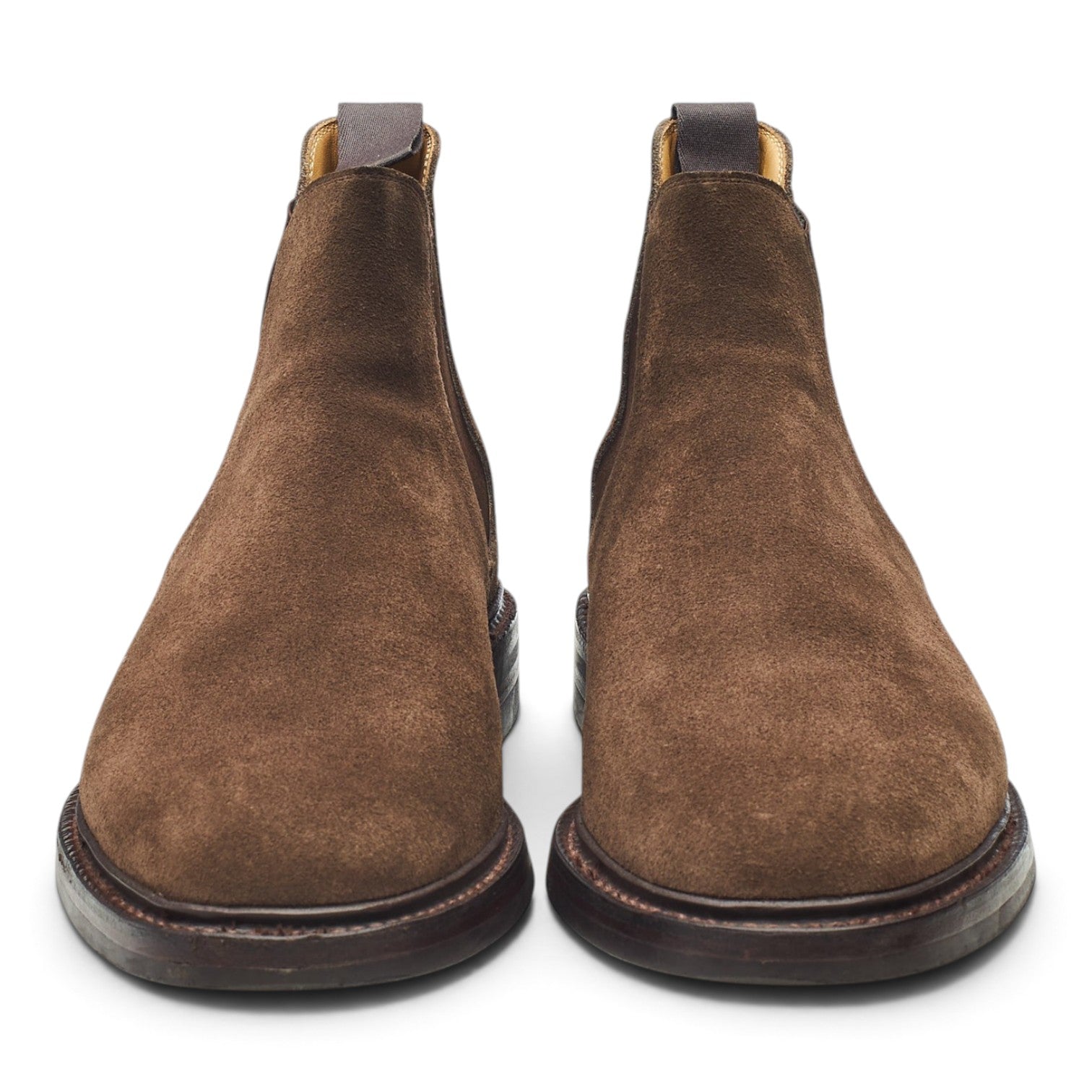 Crockett & Jones Chelsea 11 bottines chelsea daim marron 41,5