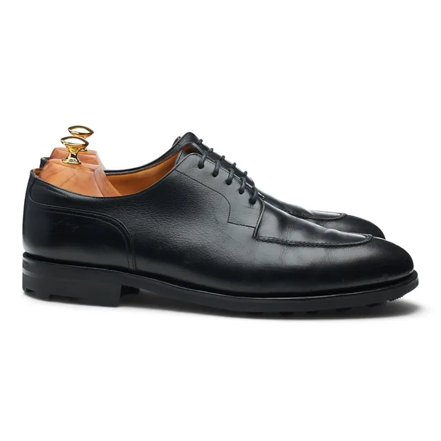 John Lobb Chambord II derbies cuir noir pointure UK 10.5