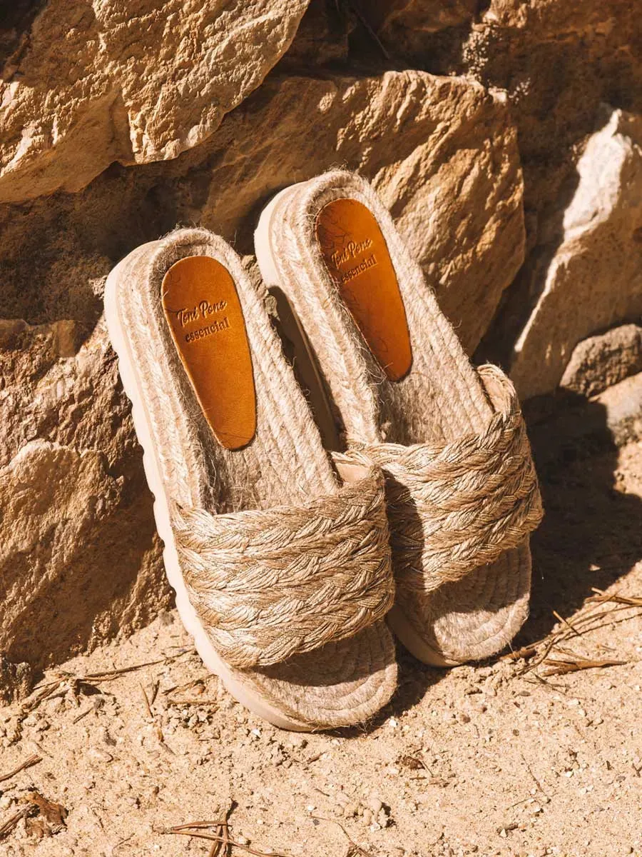 Toni Pons Delta-PH sandale jute naturel 3 cm