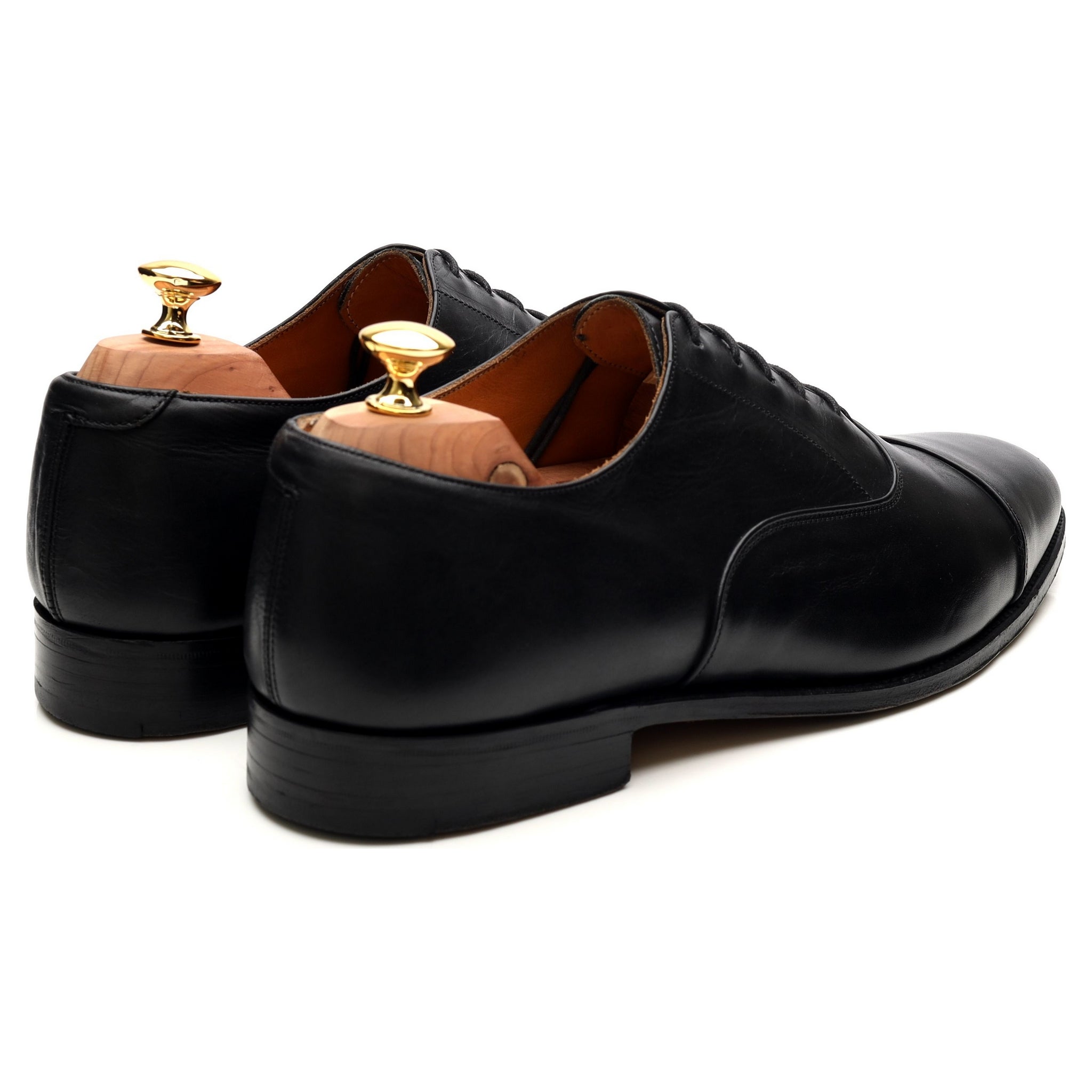 Tricker’s Pimlico oxford cuir noir UK 11