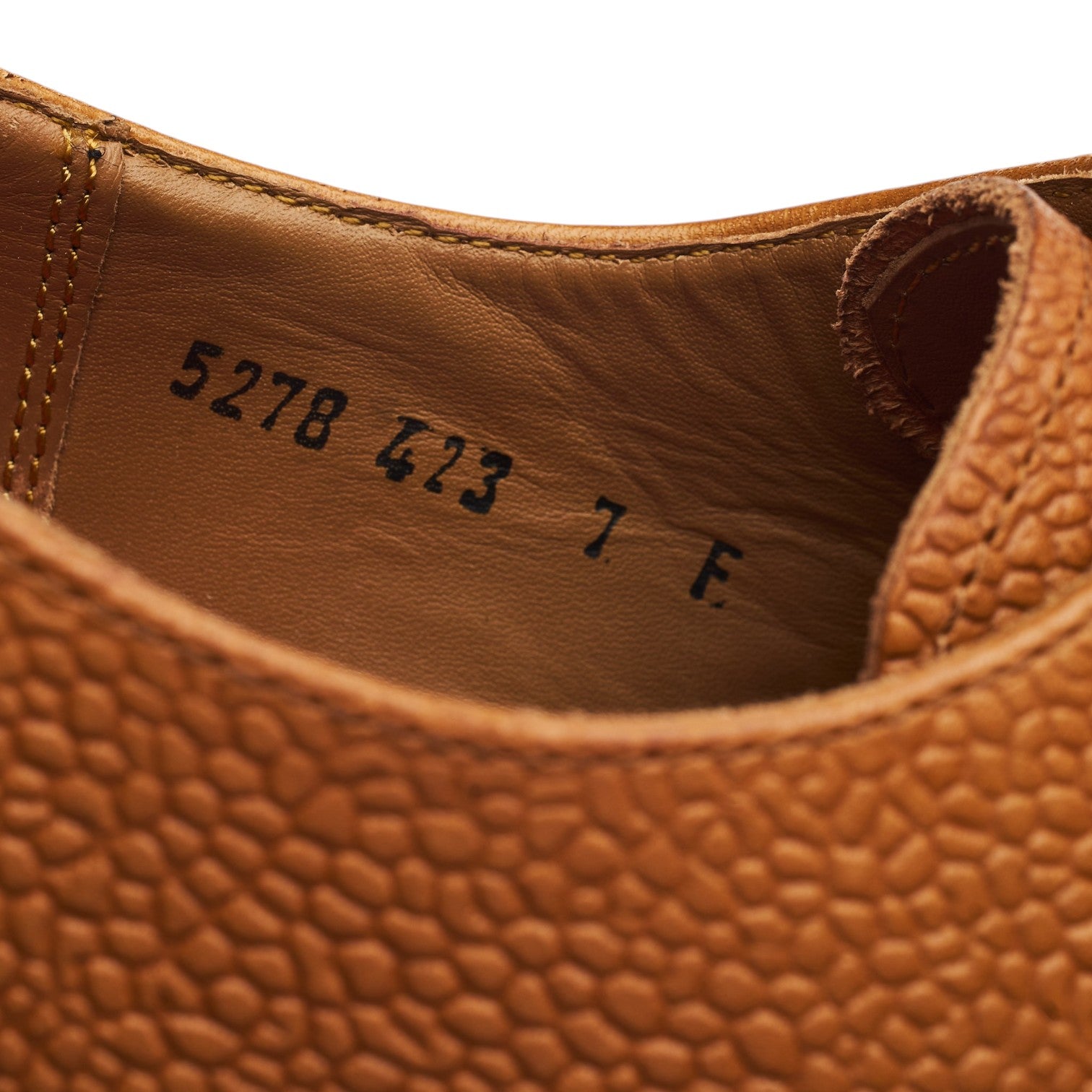 Grenson Toby derby cuir grainé marron 7 F