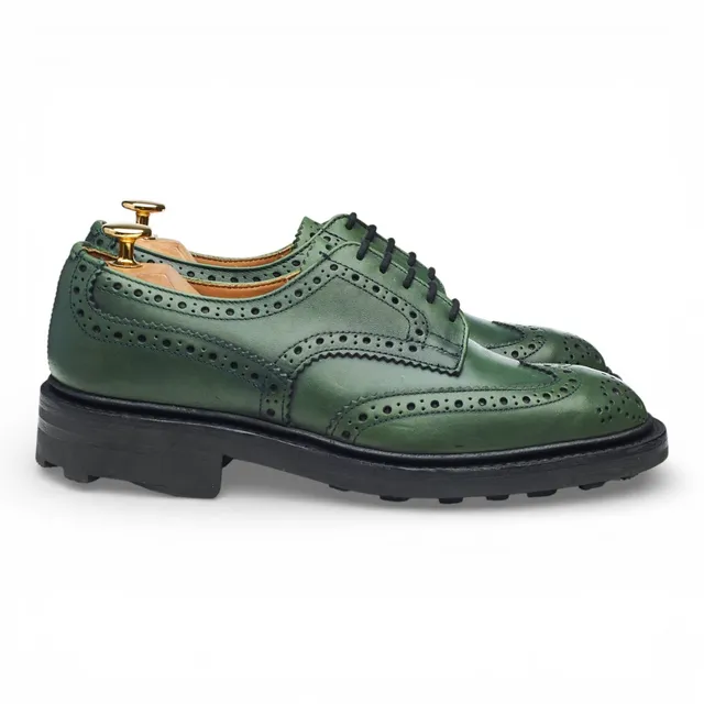 Tricker's Durham derbies cuir vert pointure UK 6
