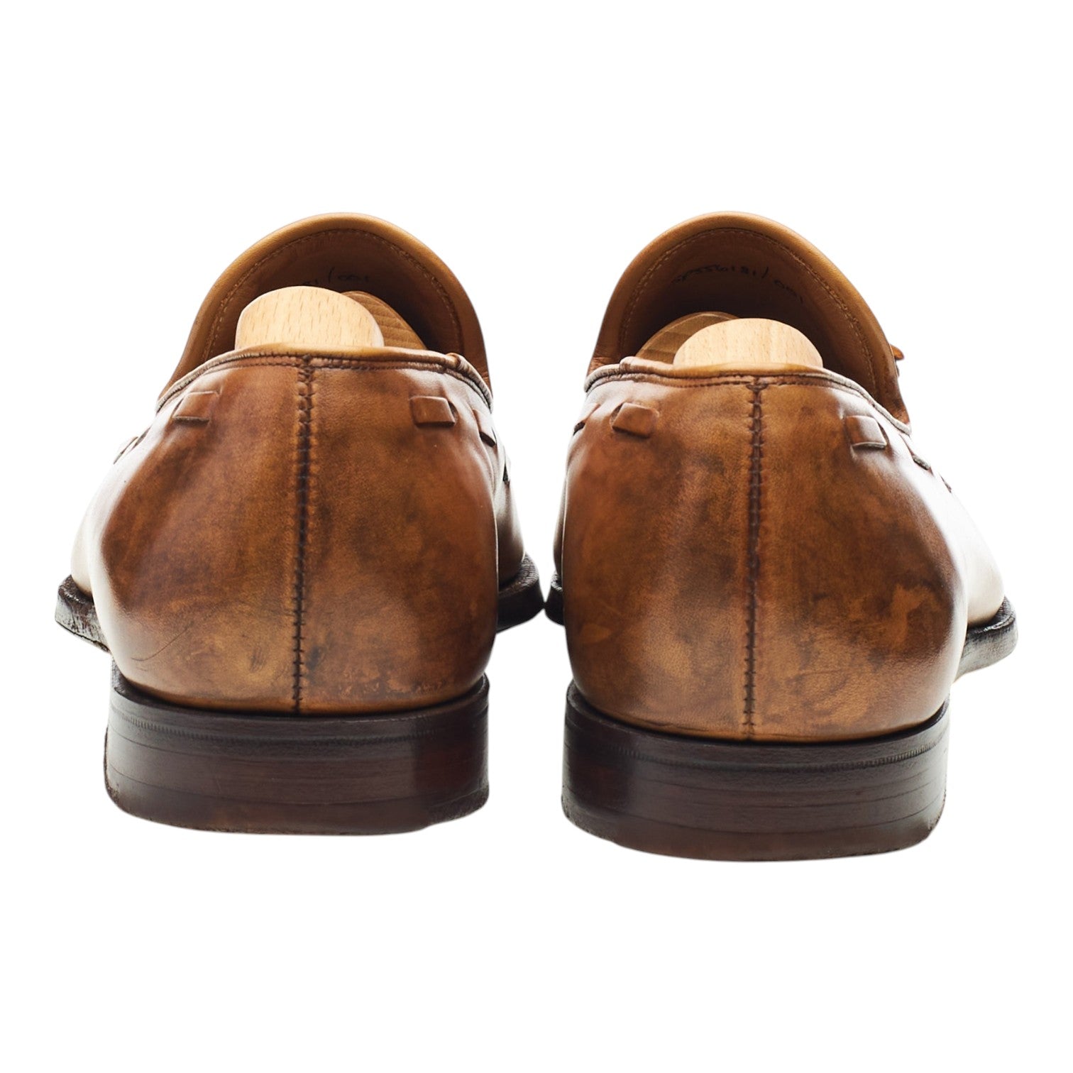 George Cleverley Aidan mocassins pompons marron 7 UK