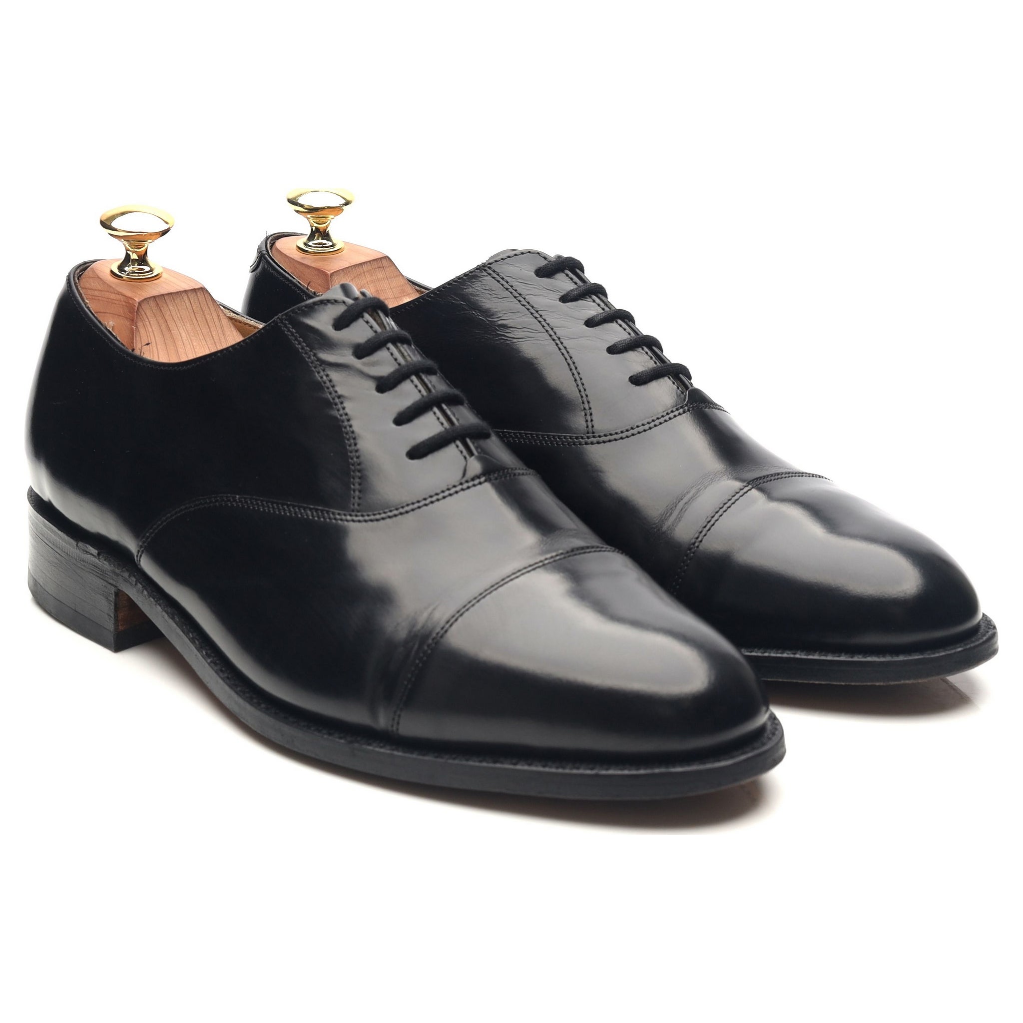Barker Arnold richelieu cuir noir 8,5 UK