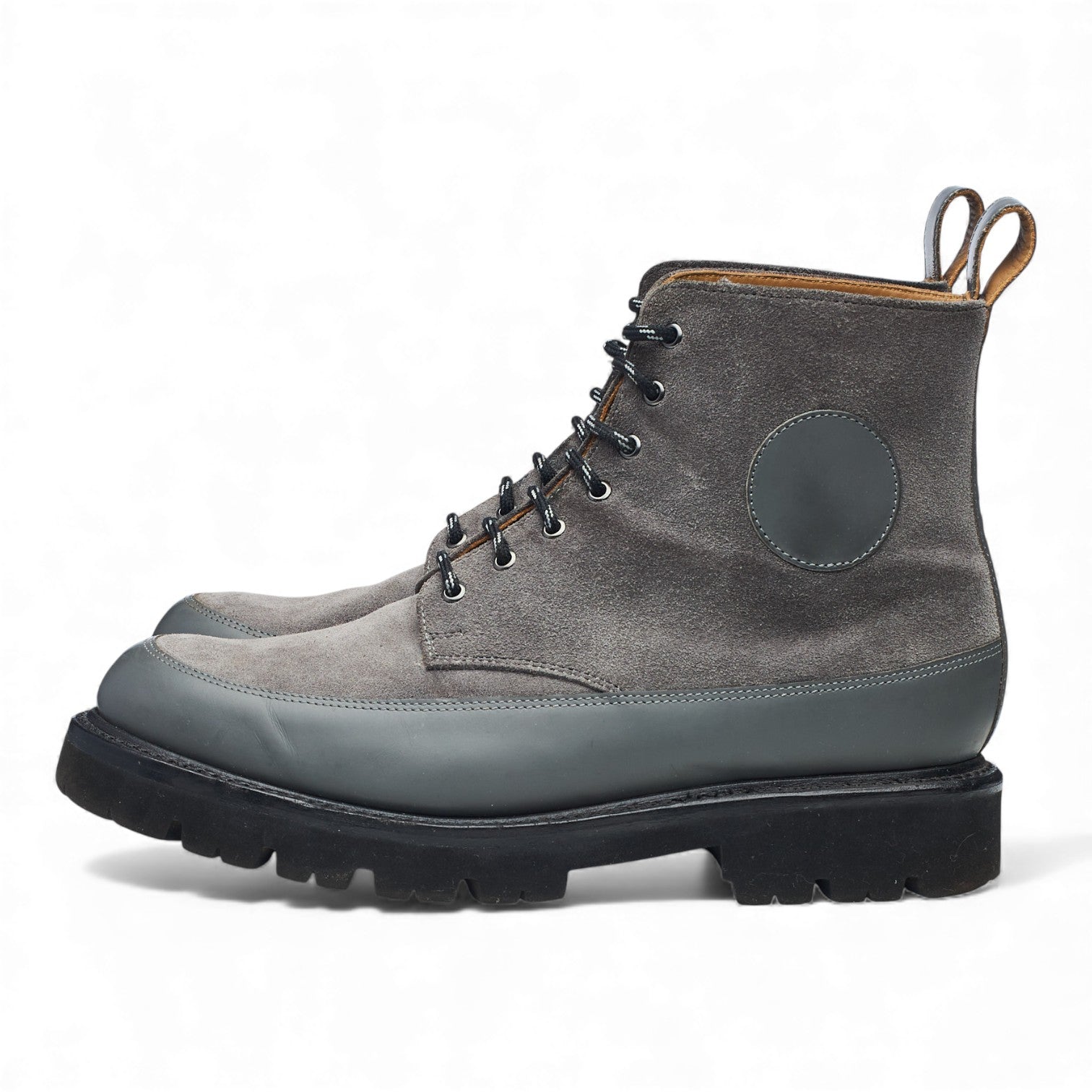 Grenson Anton boots daim gris UK 6.5