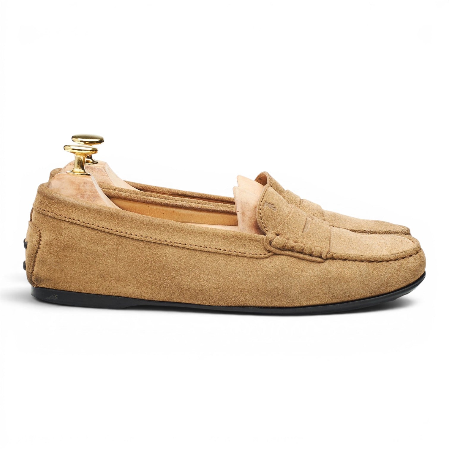 Tod's mocassins penny daim beige 37,5 femme