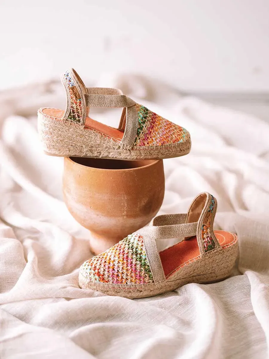 Toni Pons Terra-NZ espadrille femme multi raphia vegan