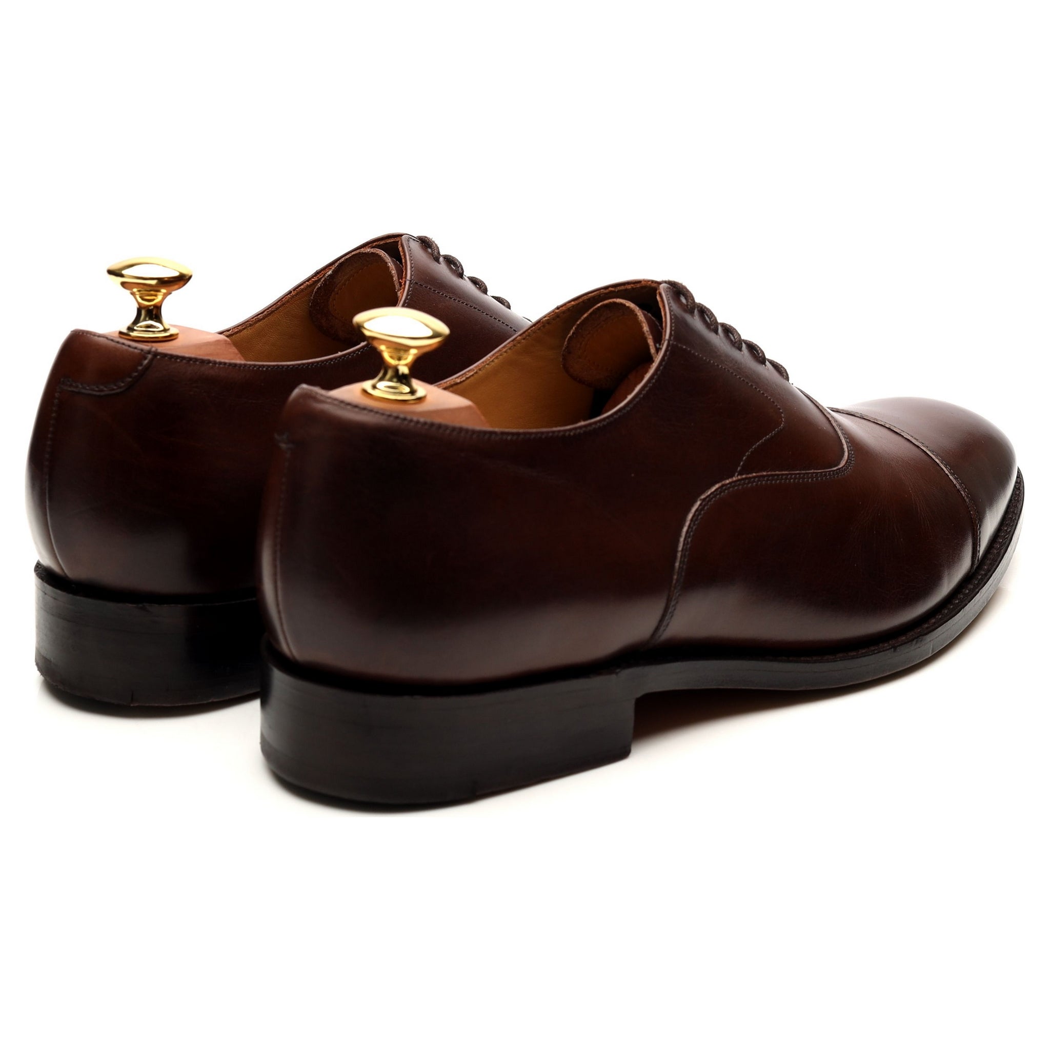 Barker Malvern Oxford cuir marron pointure UK 9