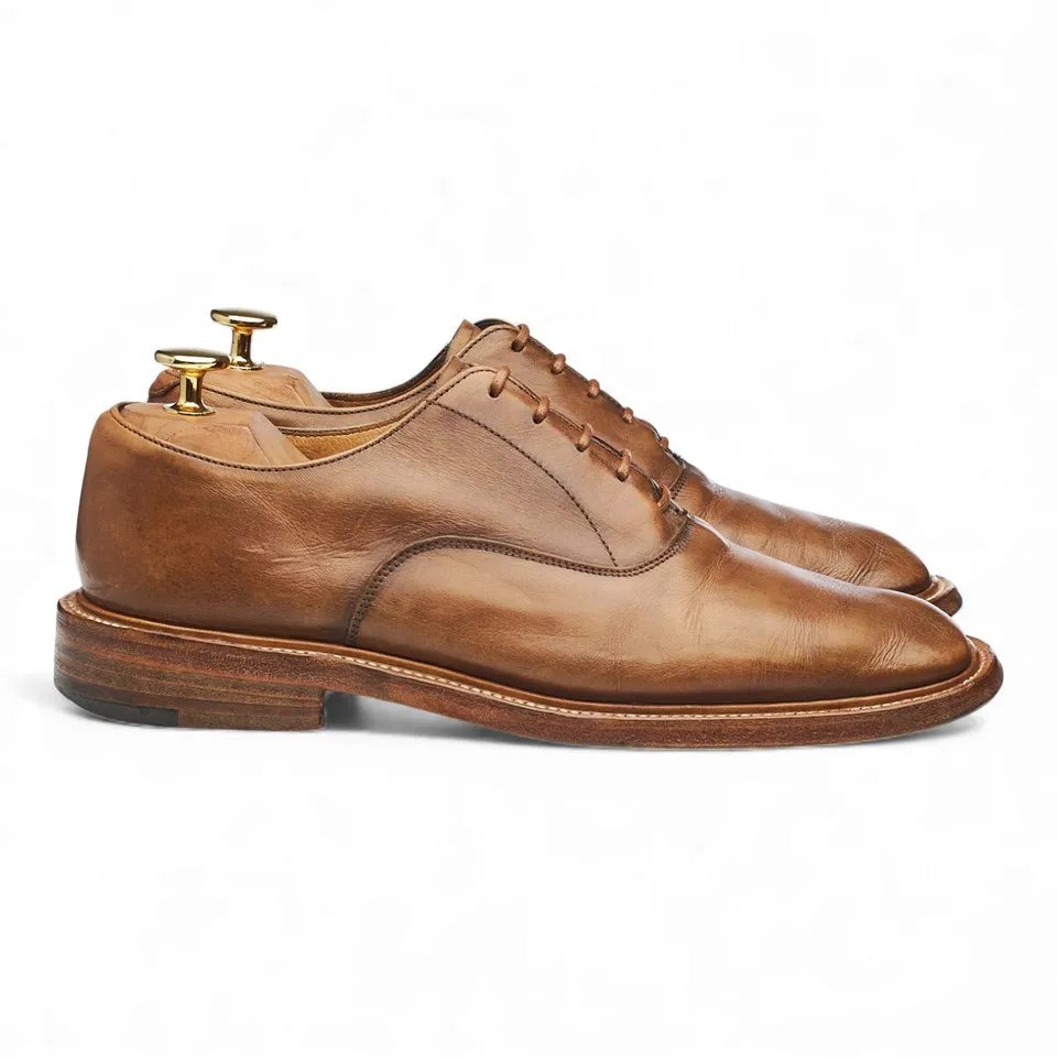 Margaret Howell Vintage oxford cuir marron UK 6