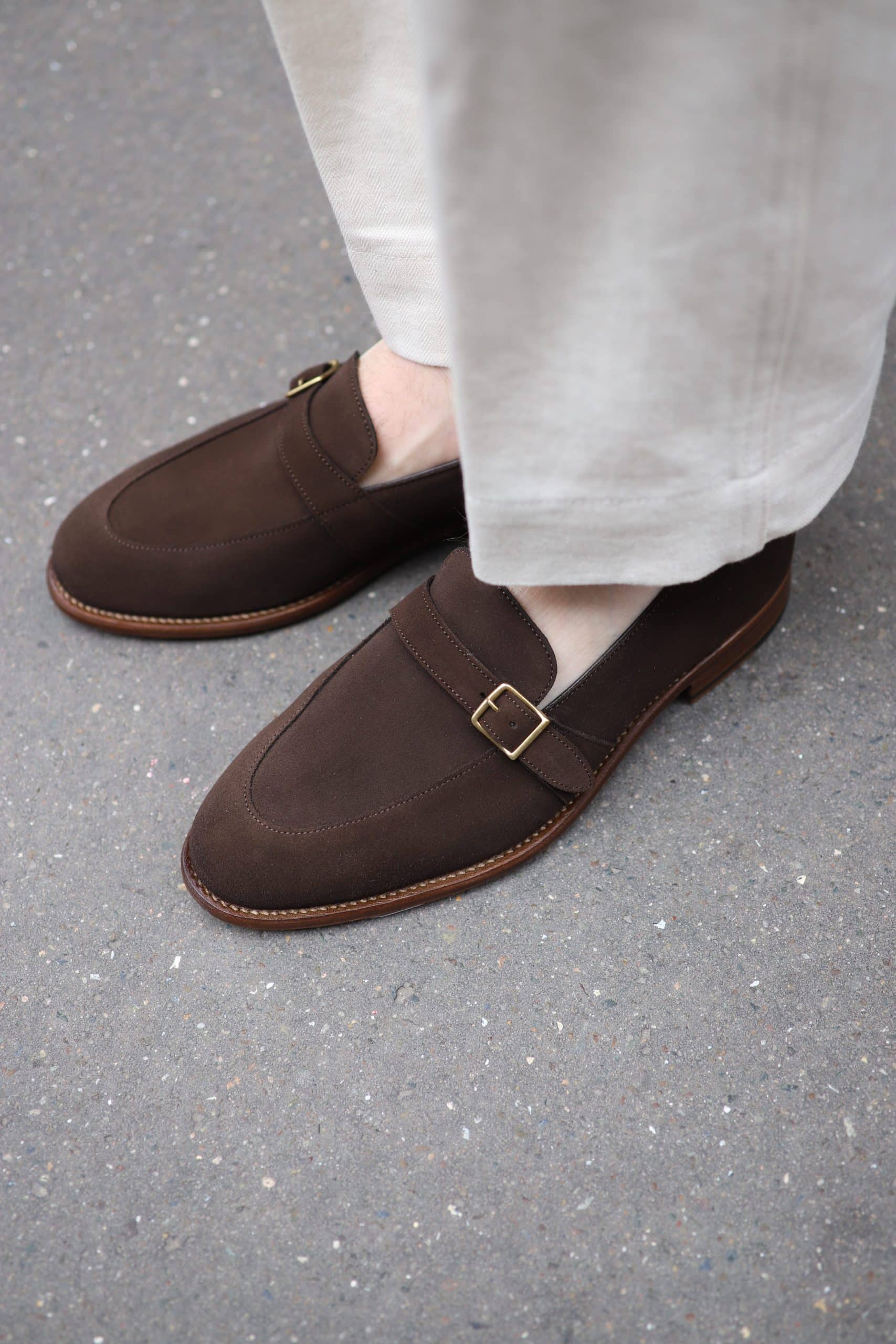 Malfroid Villalys Superleggera mocassin cuir velours