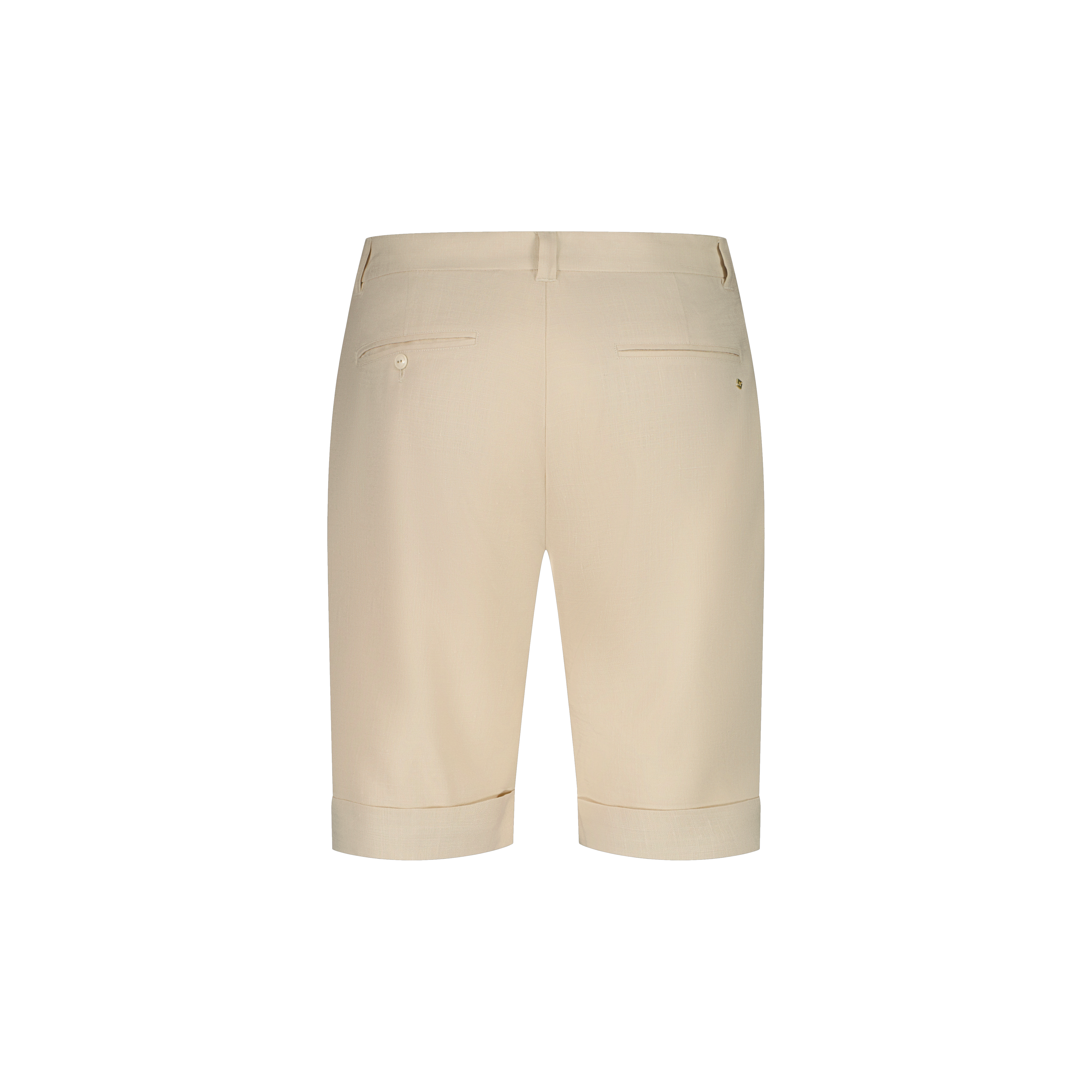 Rivieras Sorso short droit beige à plis