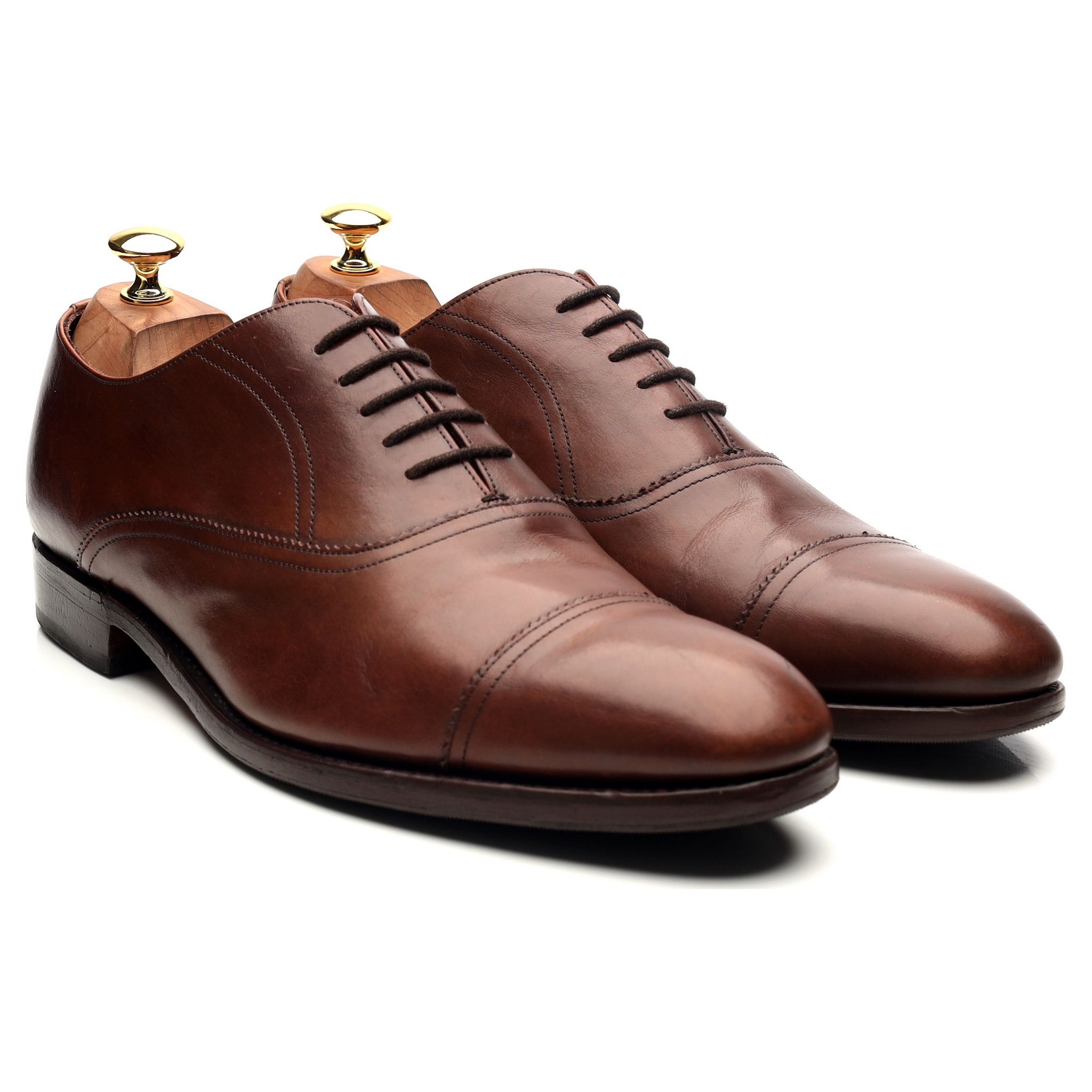 Barker Malvern richelieu cuir marron 10 UK