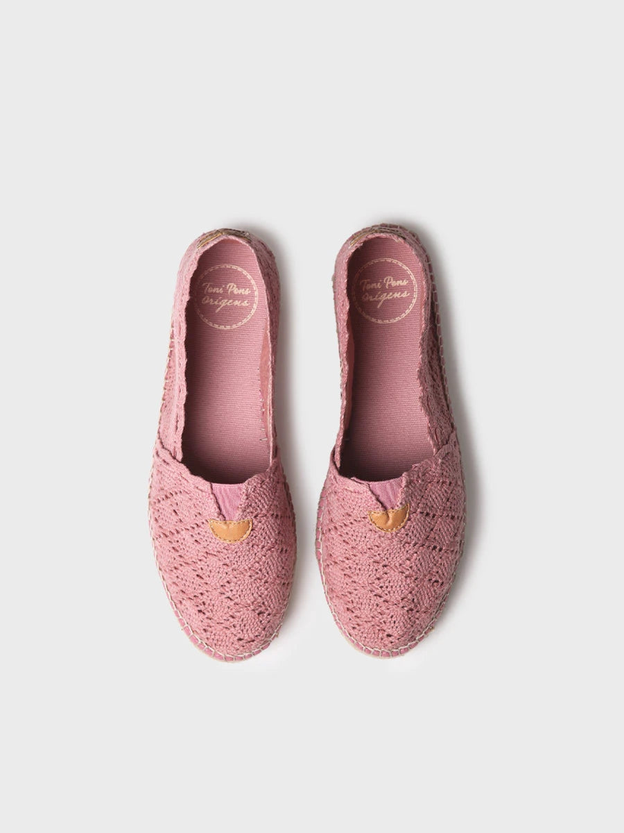 Toni Pons Aitana espadrilles plates crochet coton