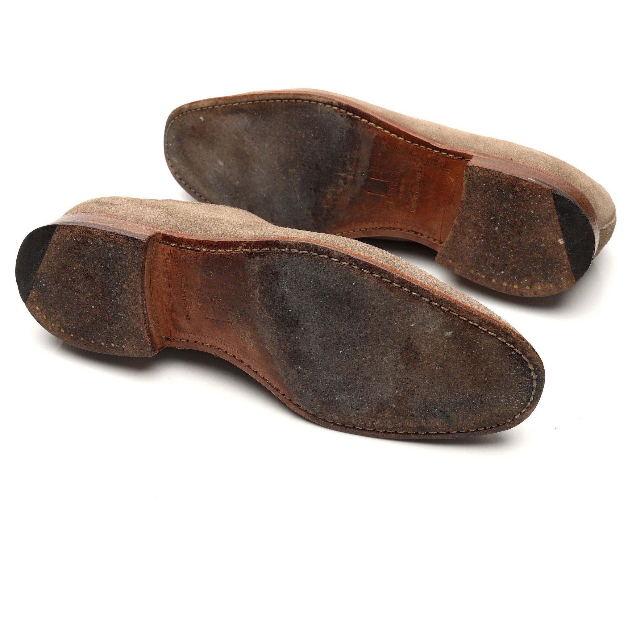 Dunhill Litsoon derby suède pierre UK 7.5