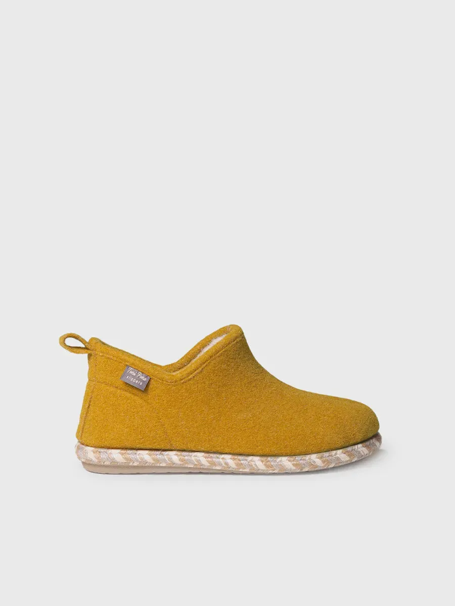 Toni Pons Duna-FP chausson femme feutre ocre