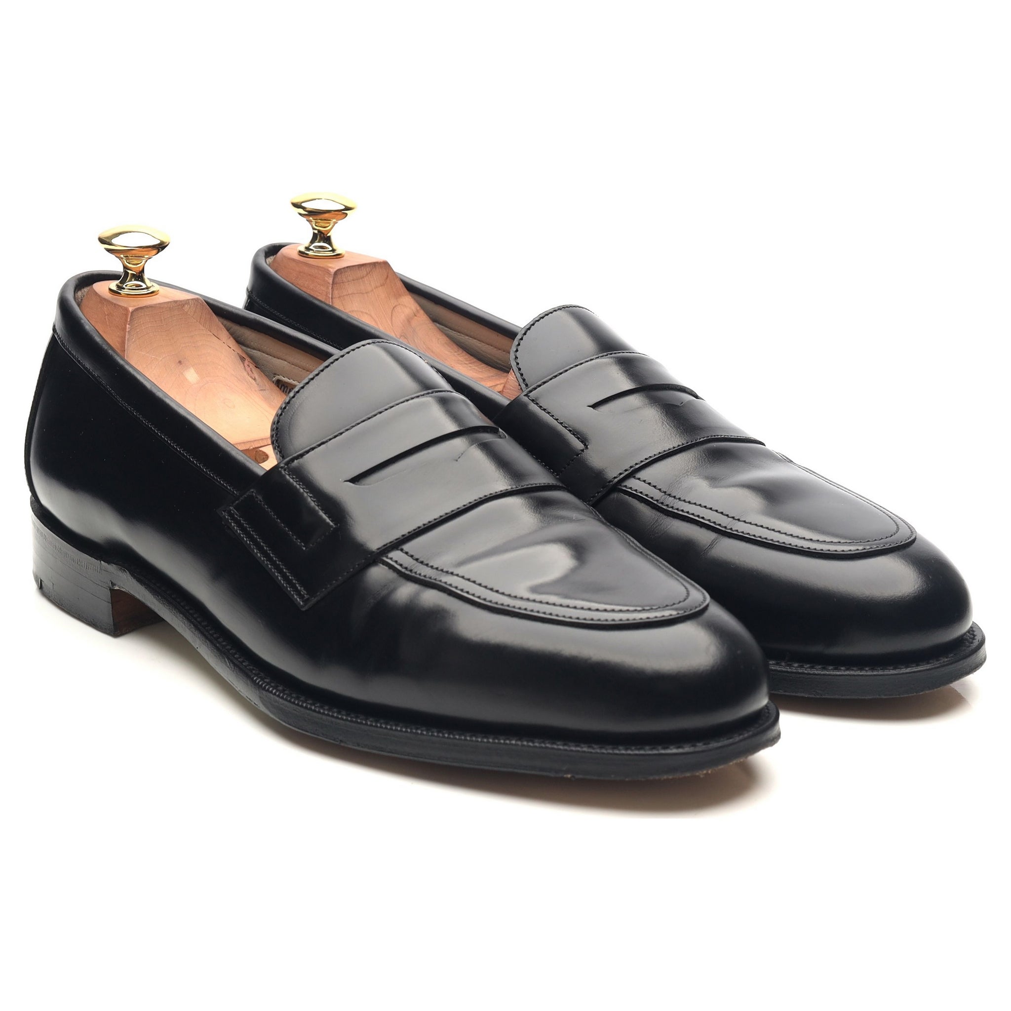 Grenson Bartlett mocassins cuir noir UK 9.5
