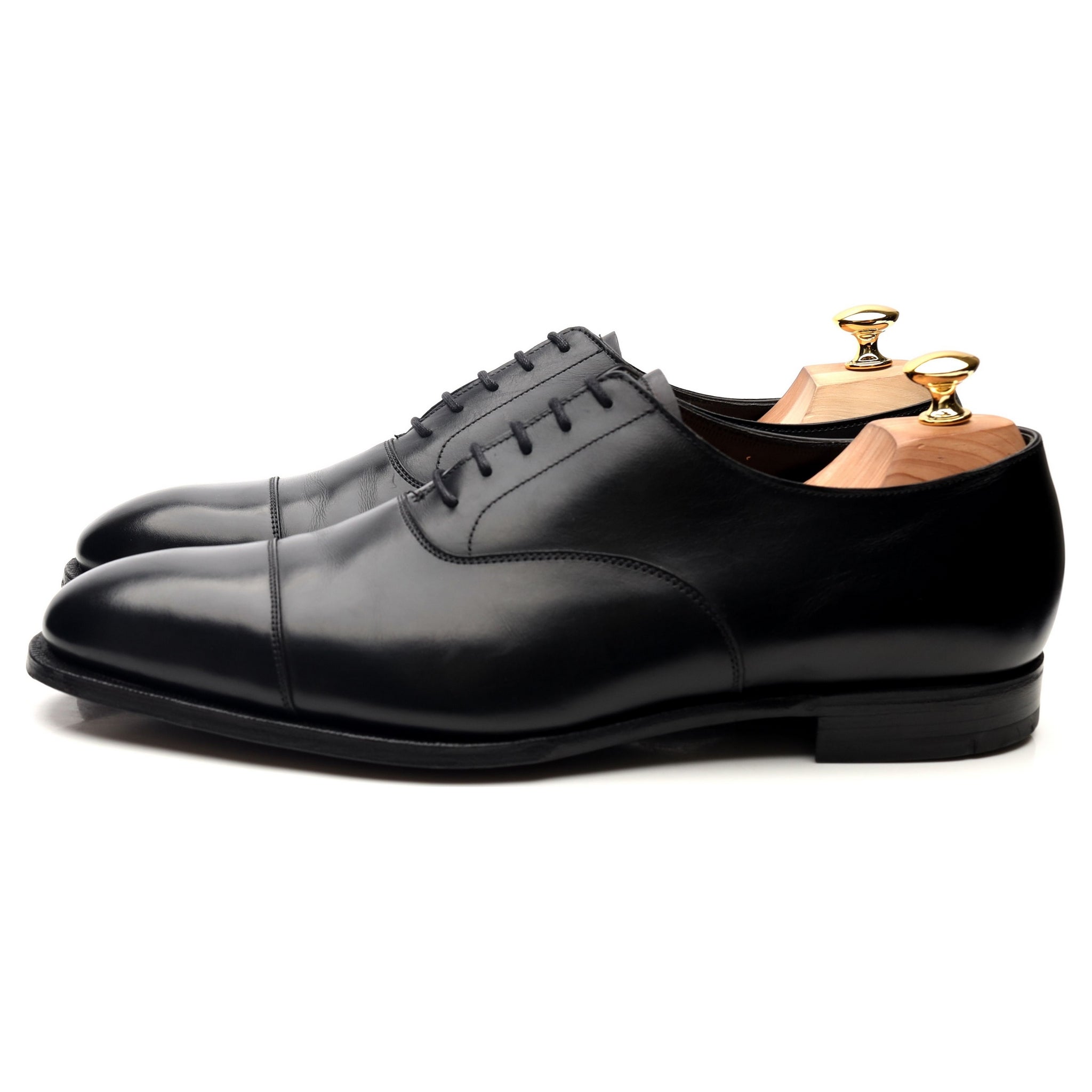 Crockett & Jones Audley richelieu cuir noir pointure 11