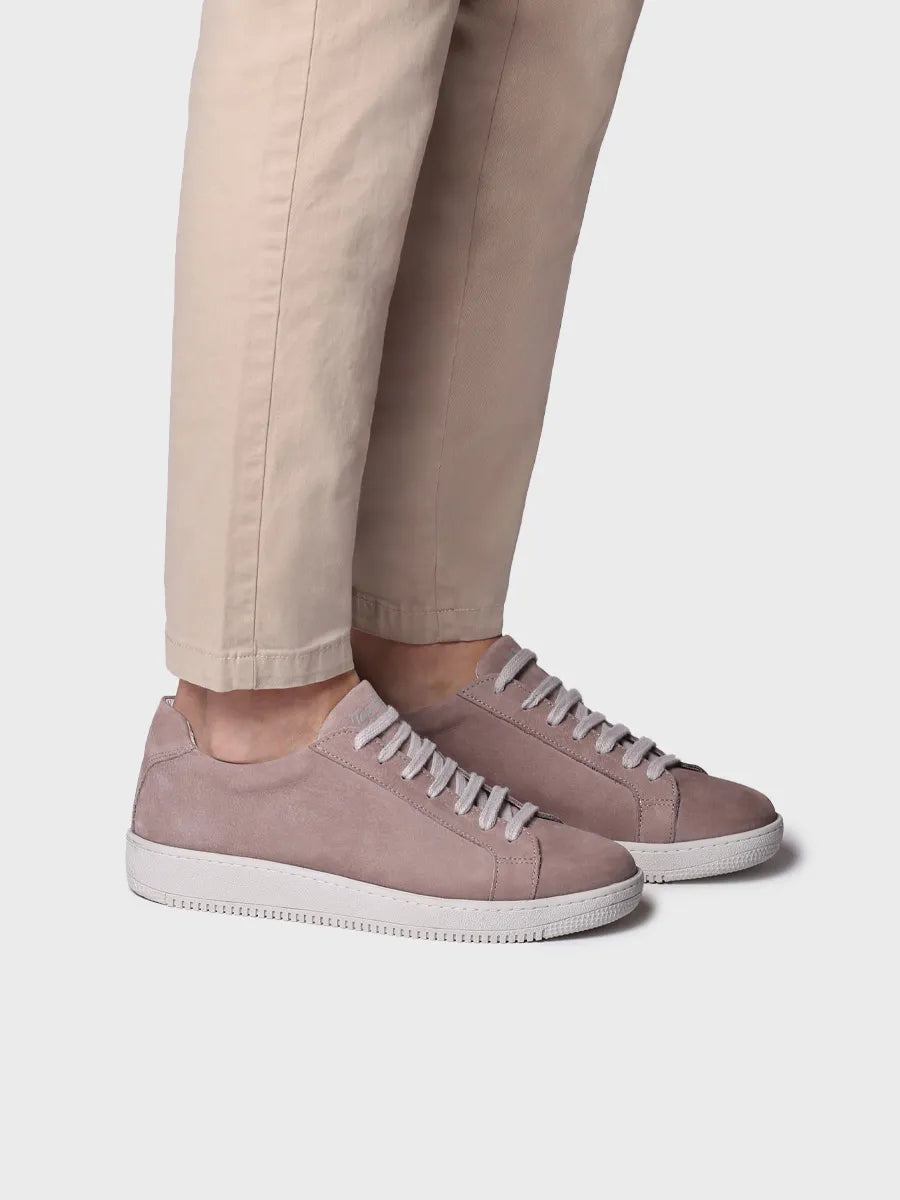 Toni Pons Dalmau baskets homme nubuck taupe