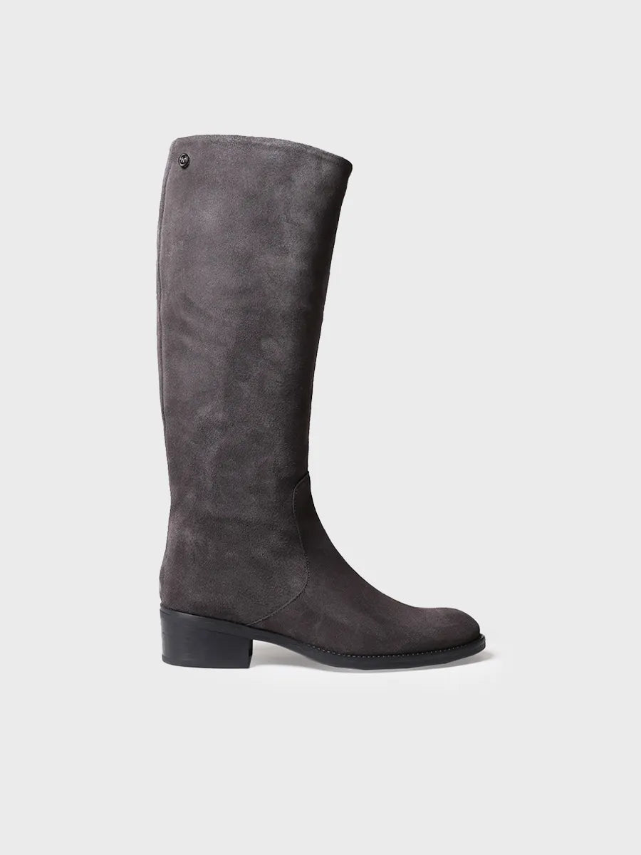 Toni Pons TIROL-SY bottes hautes femme daim gris
