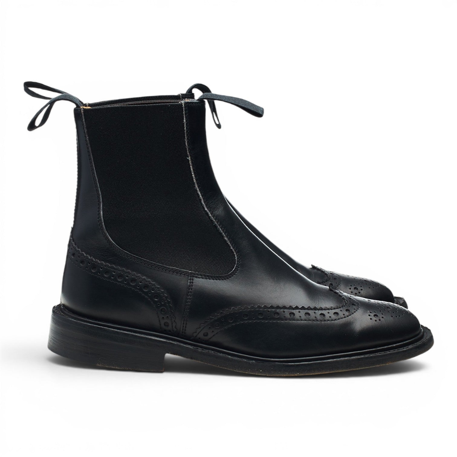 Tricker’s Silvia bottines chelsea cuir noir UK 5