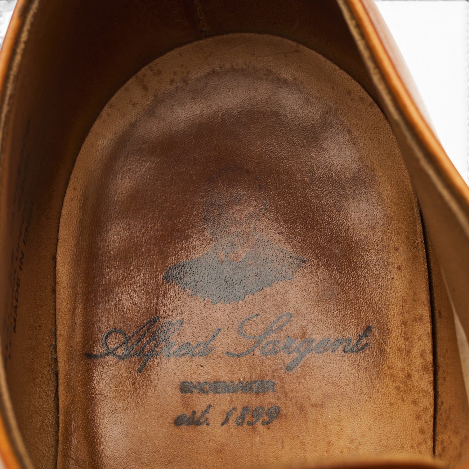 Alfred Sargent Harewood derby cuir marron clair UK 8,5