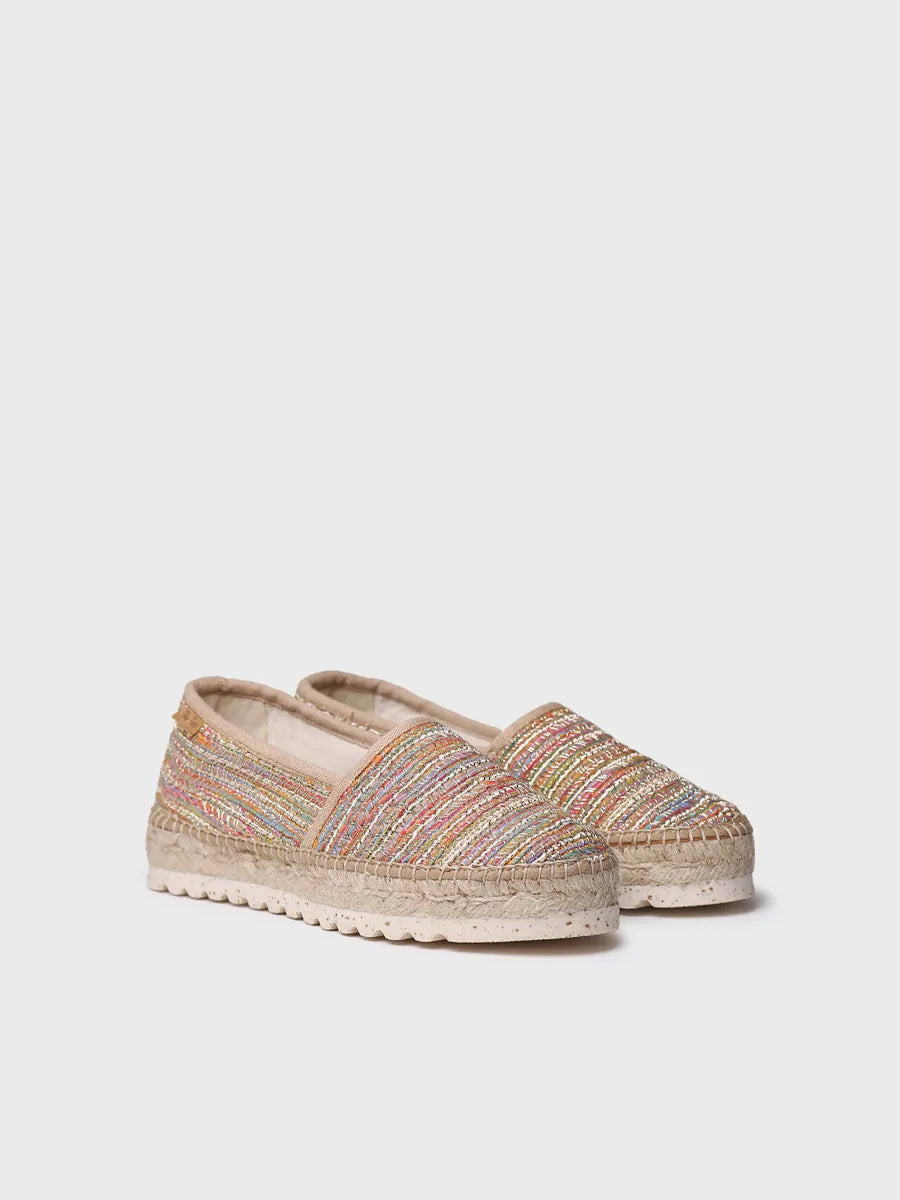 Toni Pons Alma-CL espadrille plate lurex femme