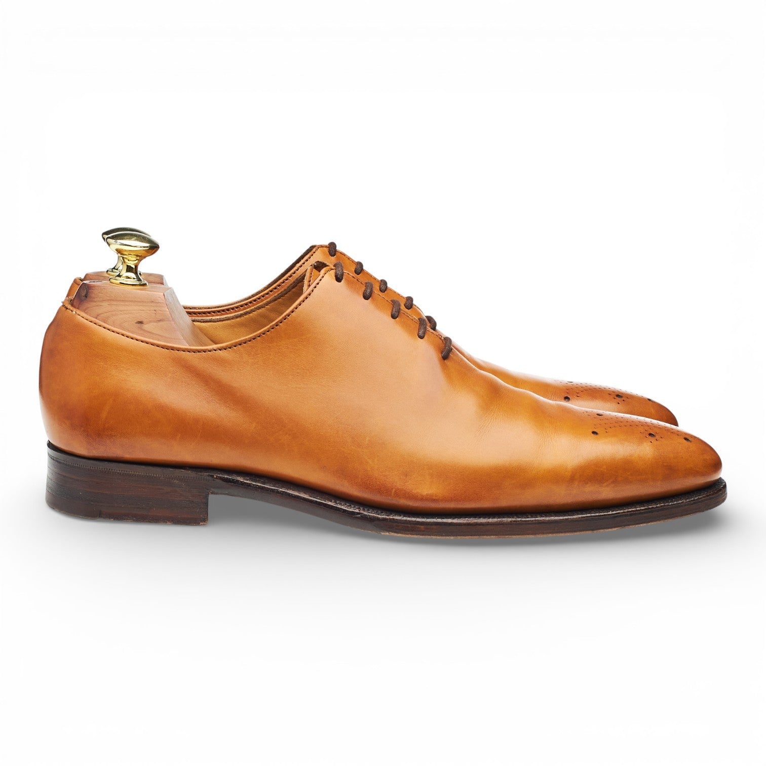 Marks & Spencer richelieu cuir marron UK 7,5 homme