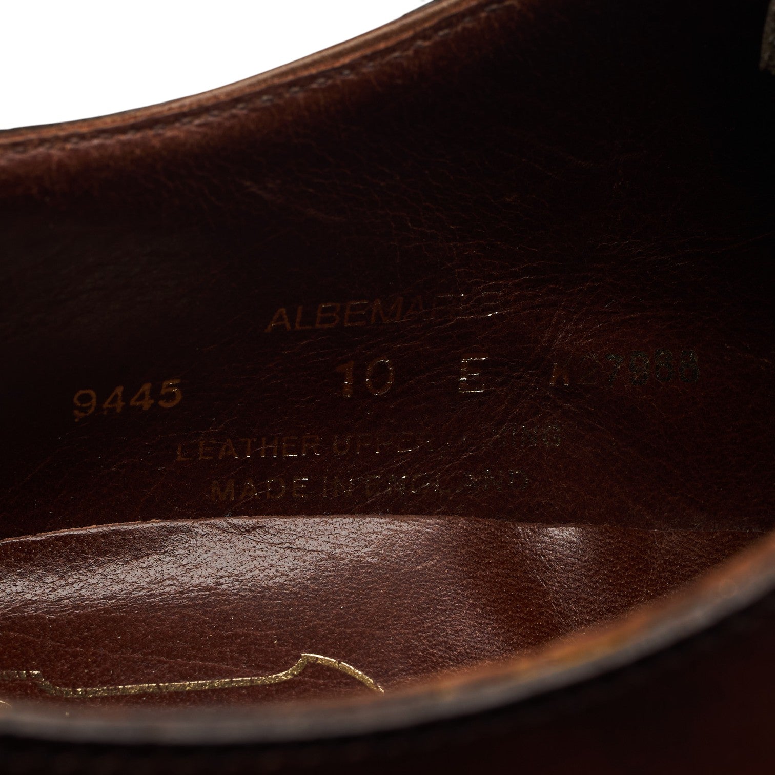 Foster & Son Albemarle richelieu cuir marron UK 10