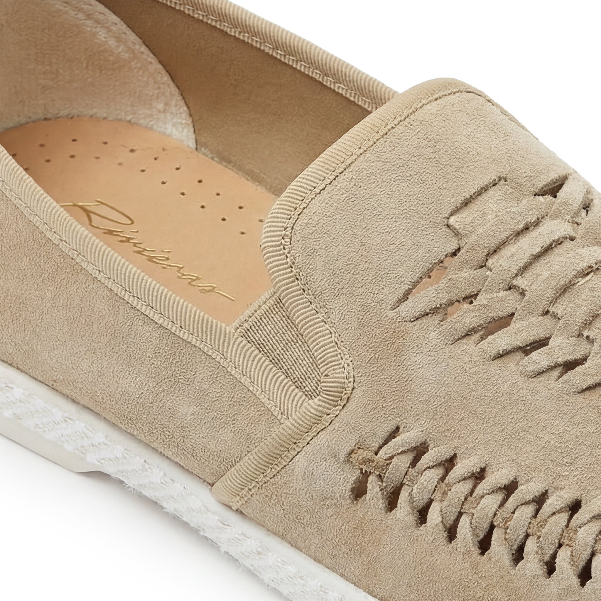 Rivieras Classic Arizona espadrilles écru cuir tressé
