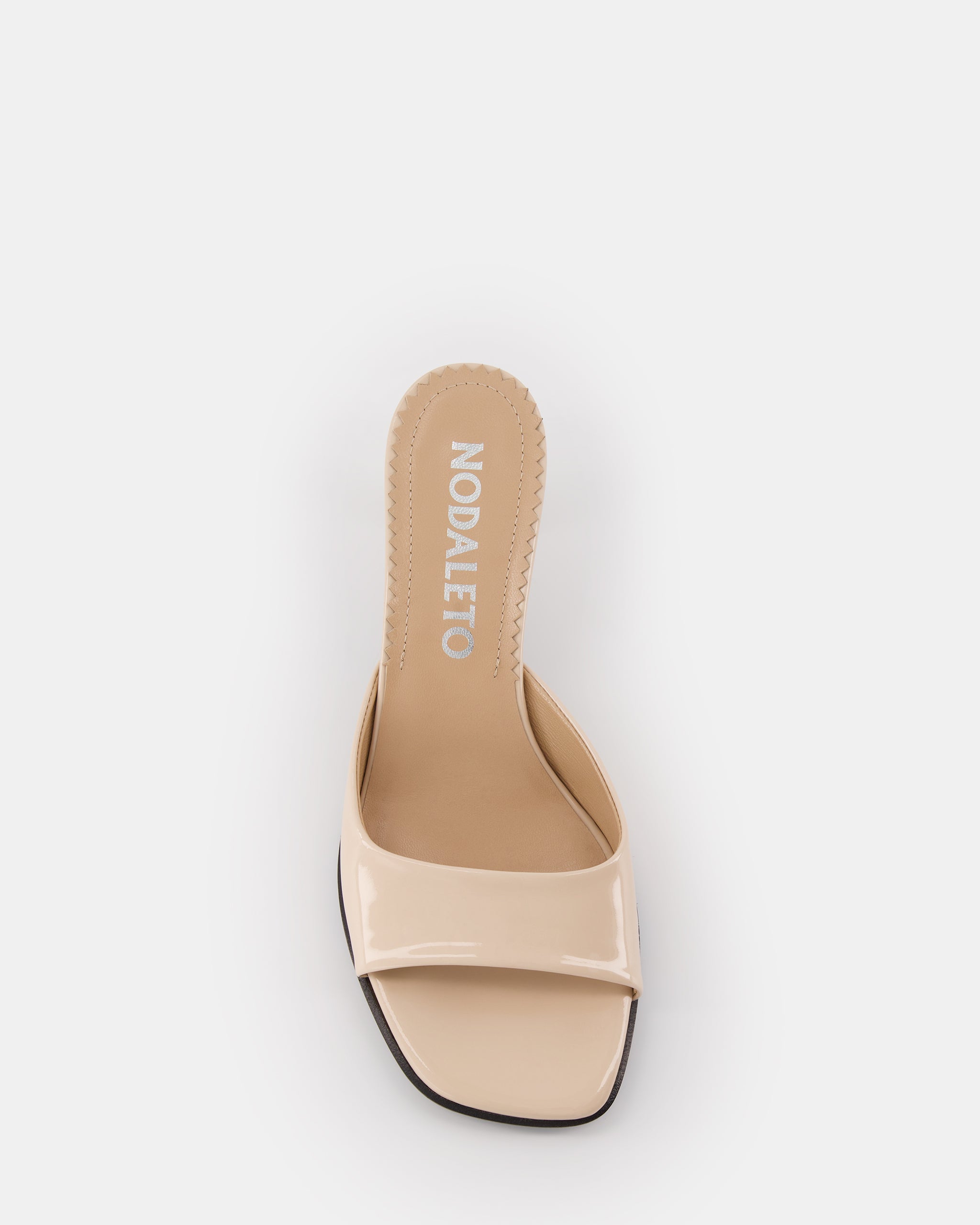 Nodaleto Dona Reese mules Moonlight Patent verni talon 5 cm