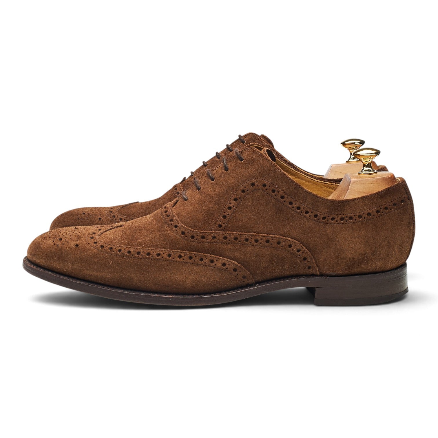 Barker Hampstead richelieu daim marron UK 10 G