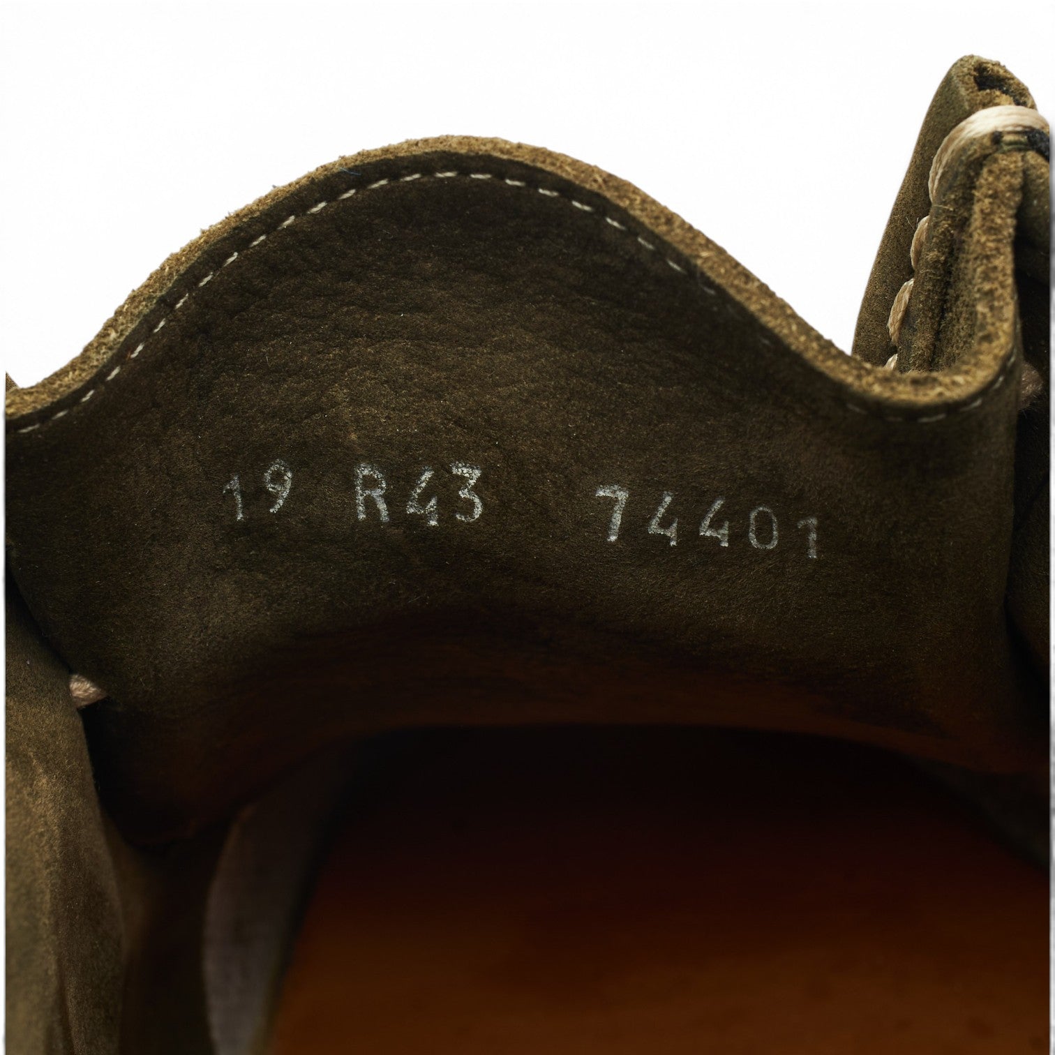 Paraboot Michael derby suède vert UK 9