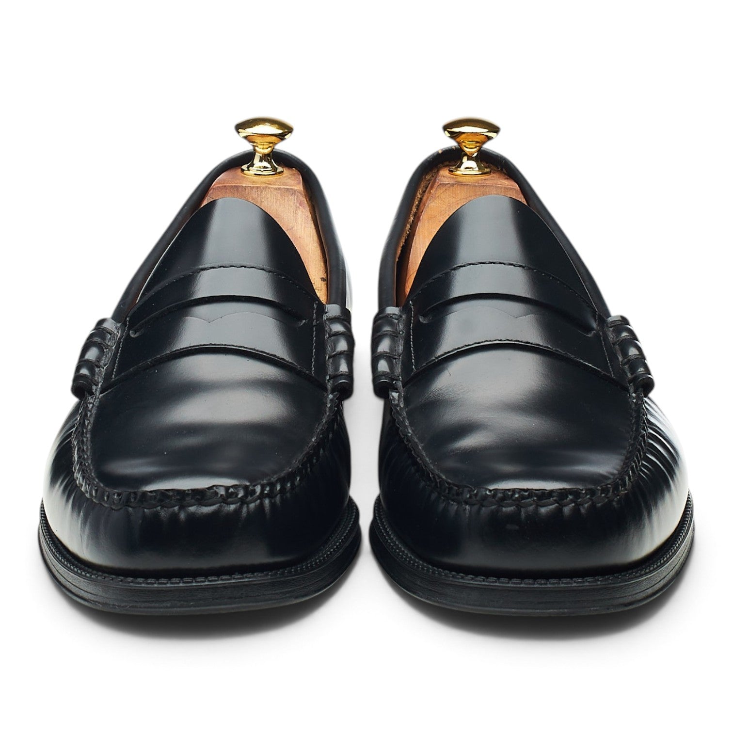 G.H. Bass Weejuns mocassins cuir noir pointure 11