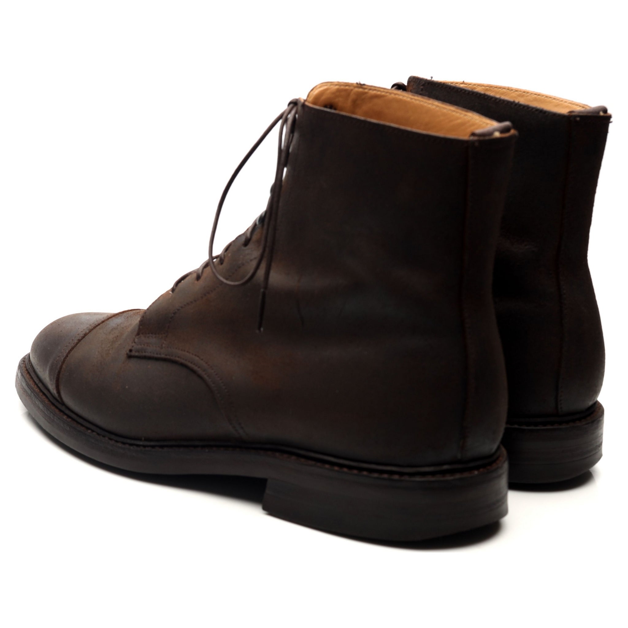 Crockett & Jones Coniston bottines daim marron UK 8