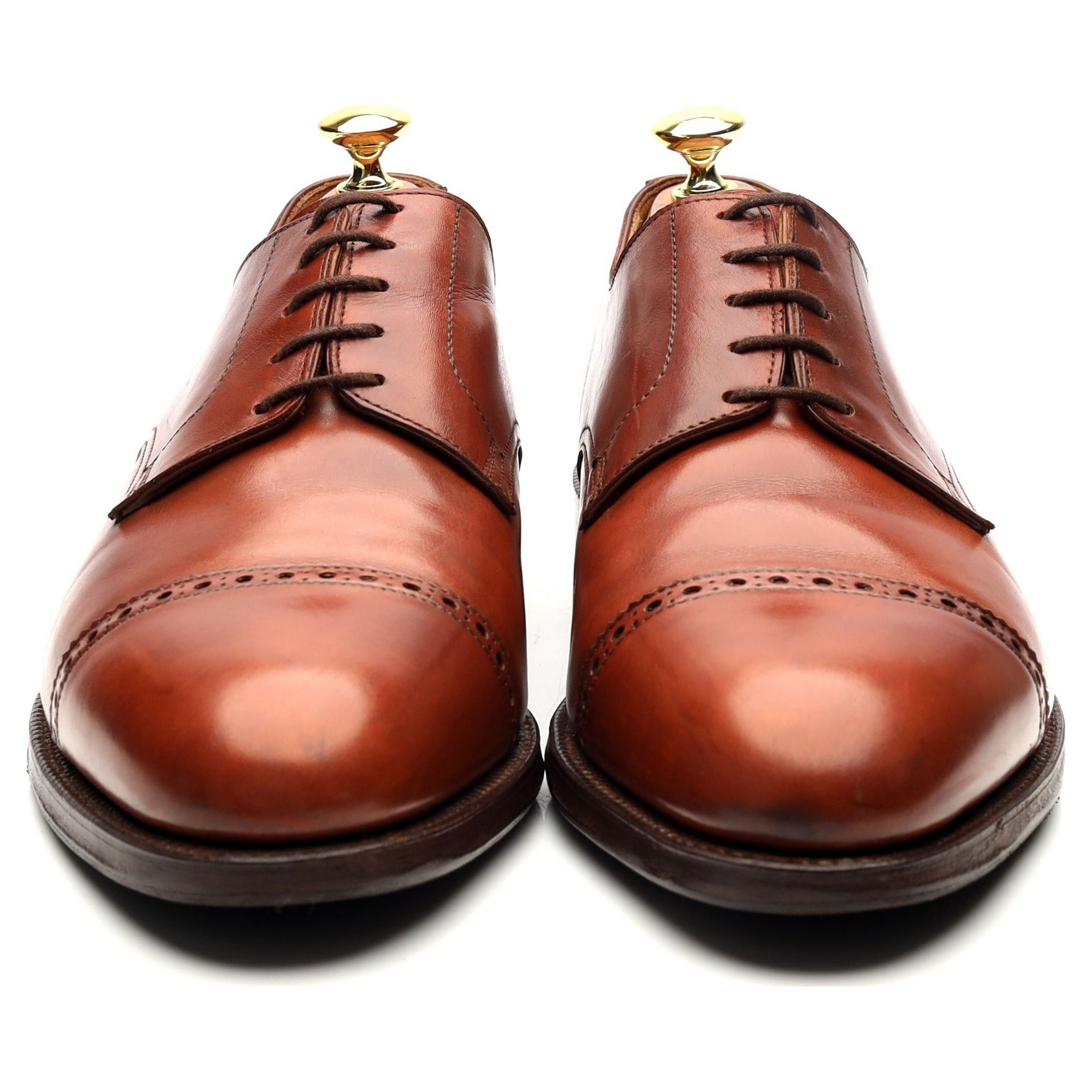 Crockett & Jones Draycott derbies cuir marron clair 8,5 UK