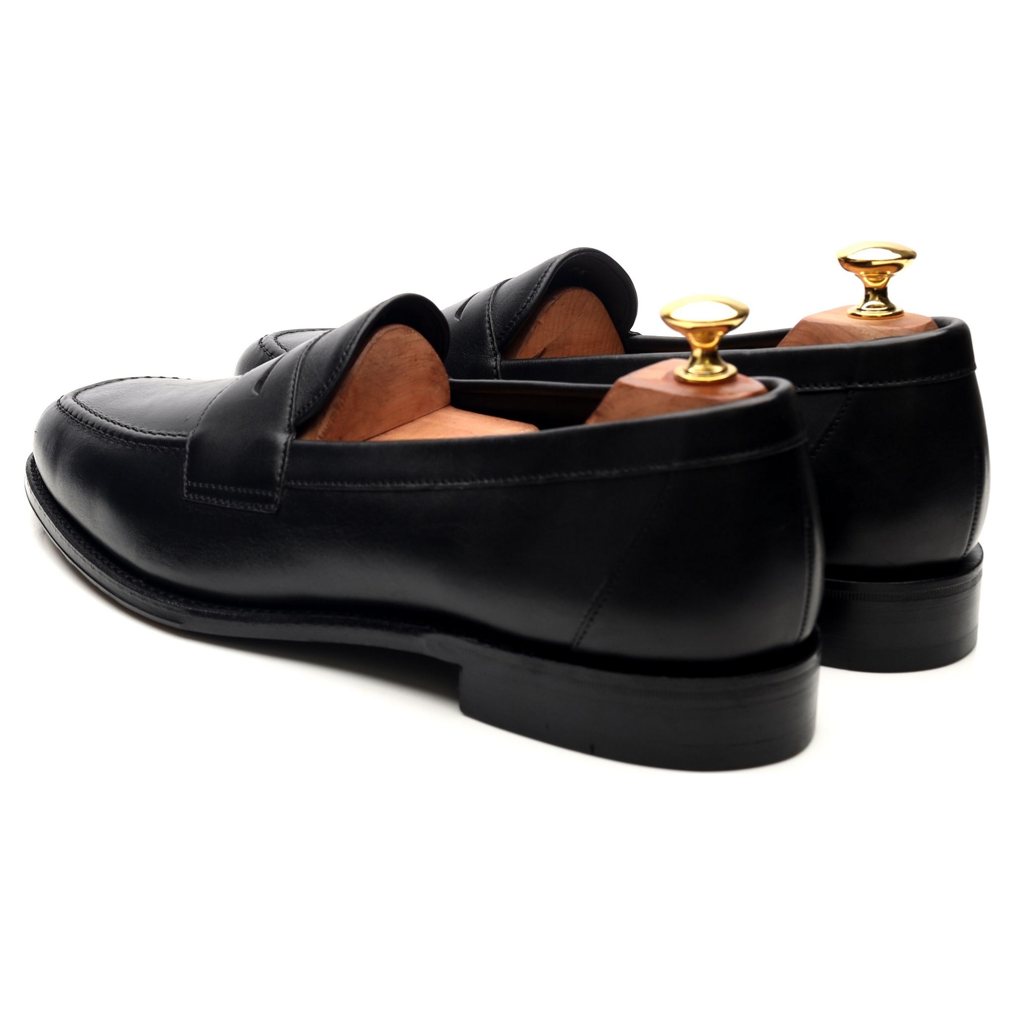 Loake 1880 Hornbeam mocassins cuir noir pointure 9.5