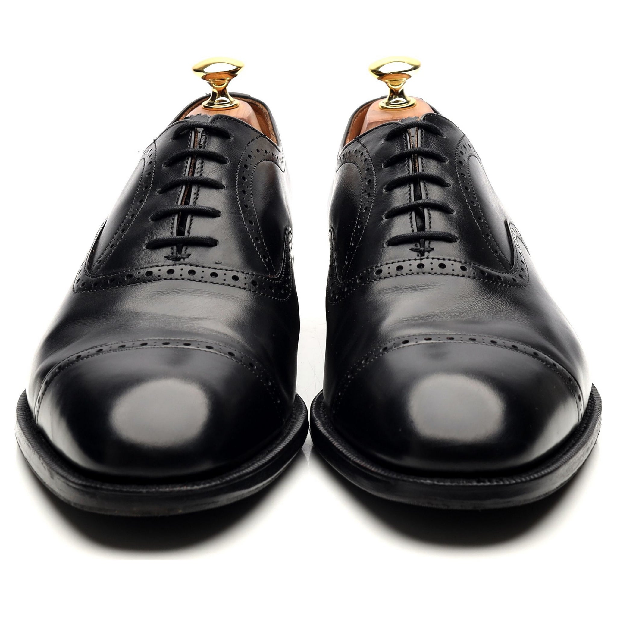 Church’s Legate Oxford cuir noir UK 8.5 demi-fleur