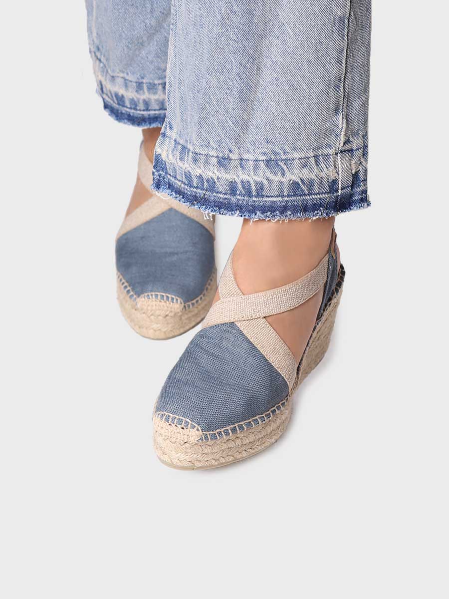 Toni Pons Toda-NT espadrille compensée toile vegan