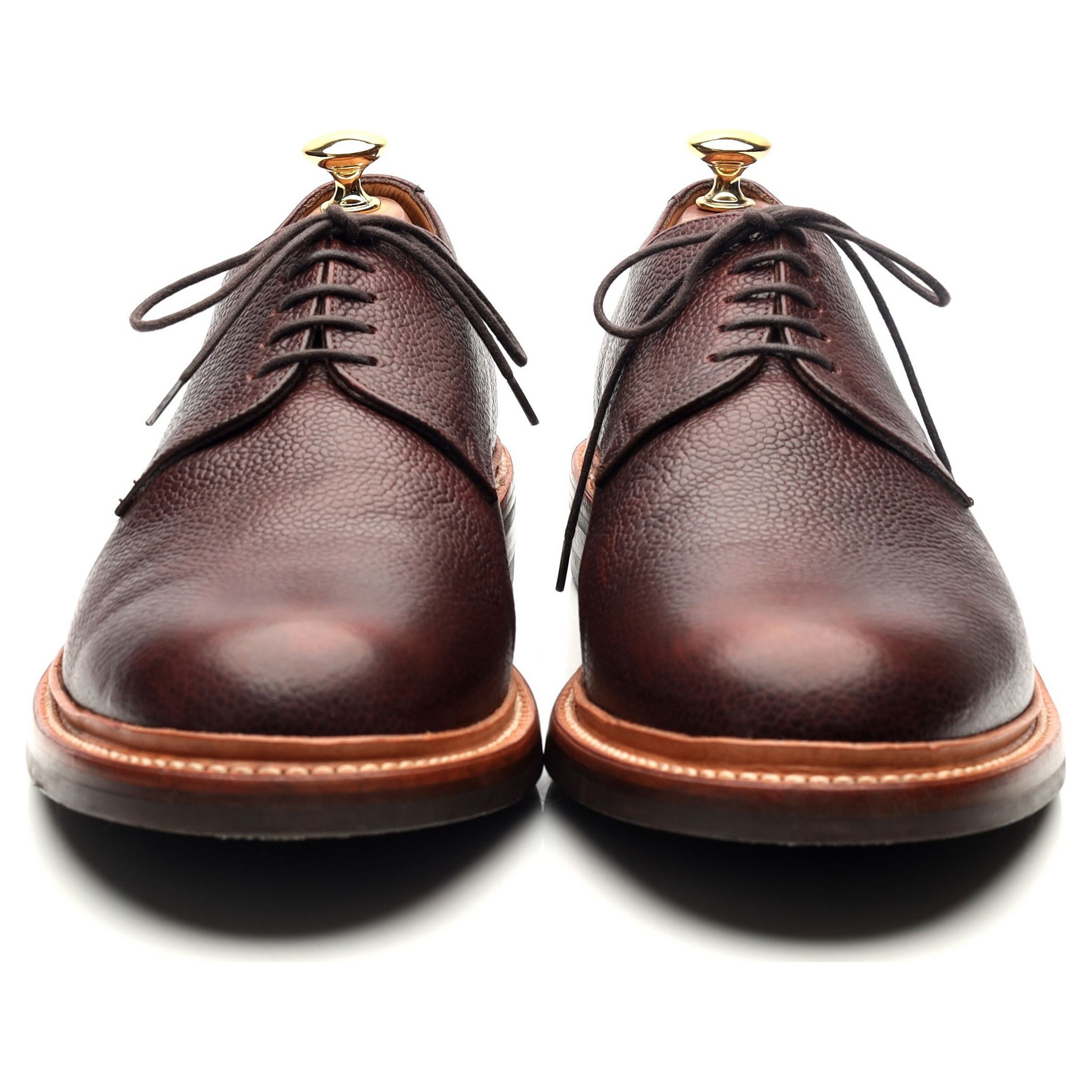 Grenson Lab derby cuir marron foncé UK 9,5 G