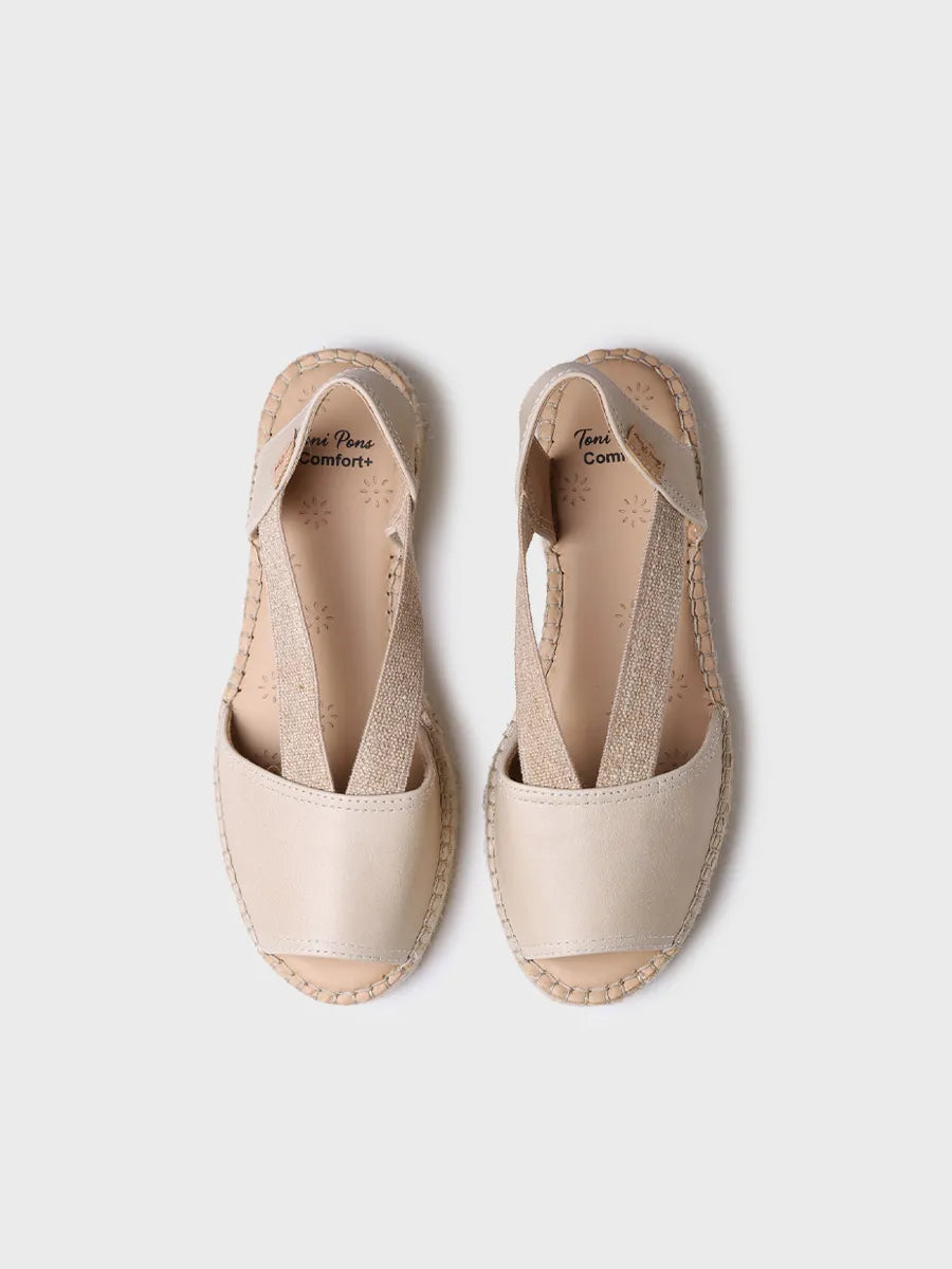 Toni Pons Tala espadrilles cuir compensées pied large