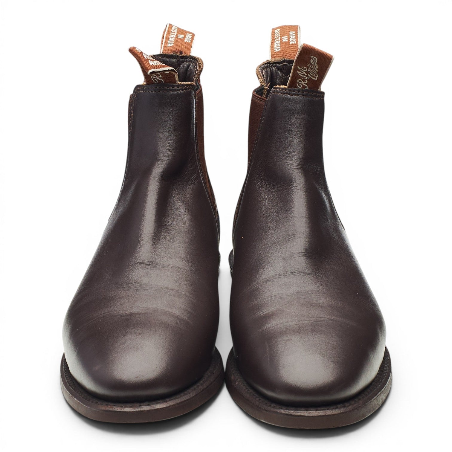 R.M. Williams Adelaide bottines Chelsea cuir marron UK 6,5