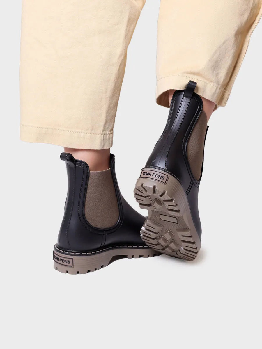 Toni Pons Cavour botte pluie femme taupe