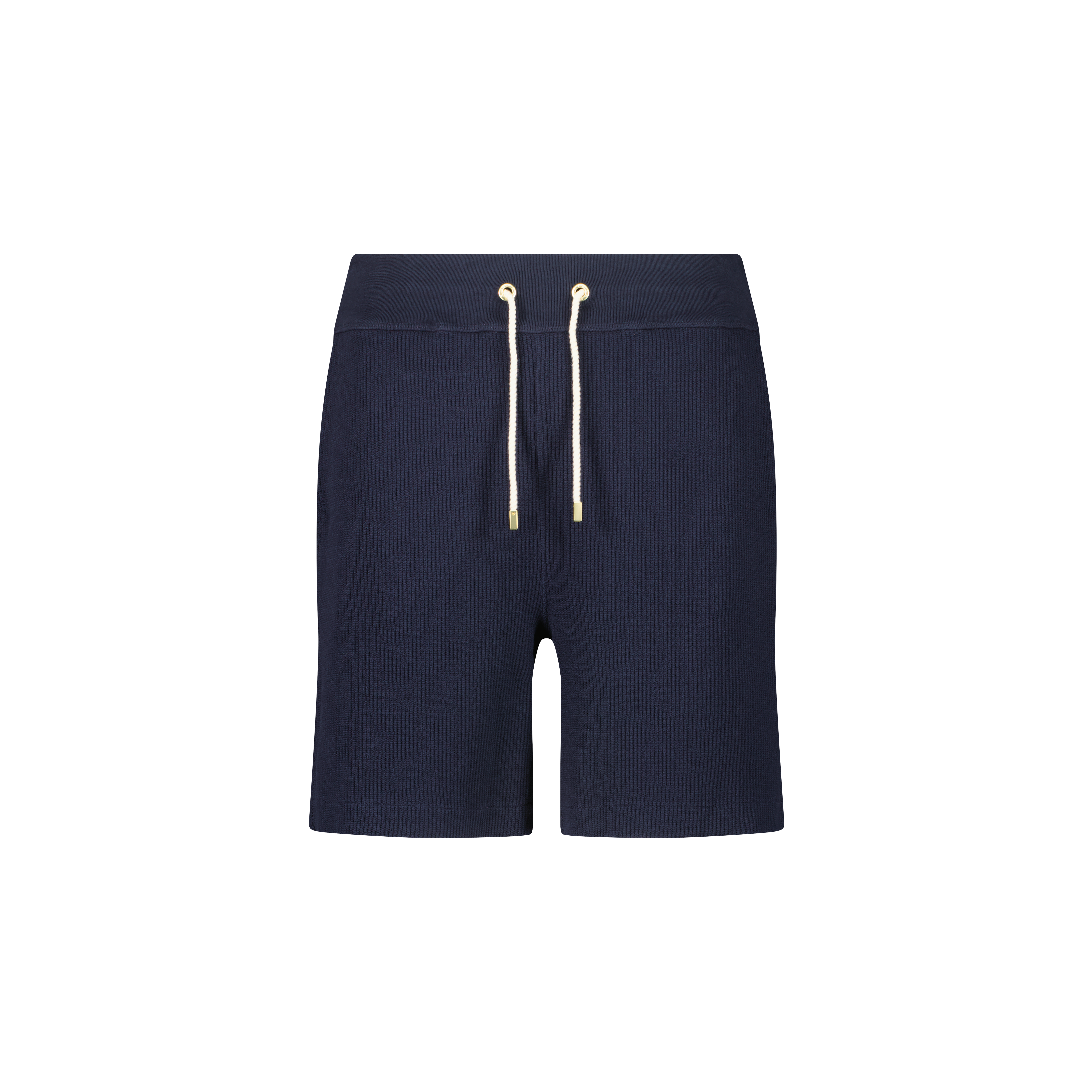 Rivieras Barbades Short Nid d'Abeille Marine Coton