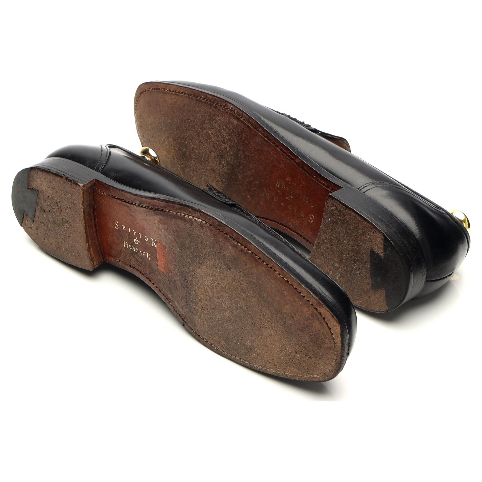 Shipton & Heneage Arundel mocassin cuir noir UK 8